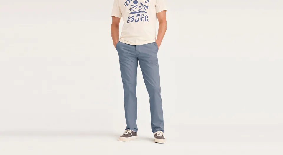 Dockers Original Slim Fit pantalon chino gris coton stretch
