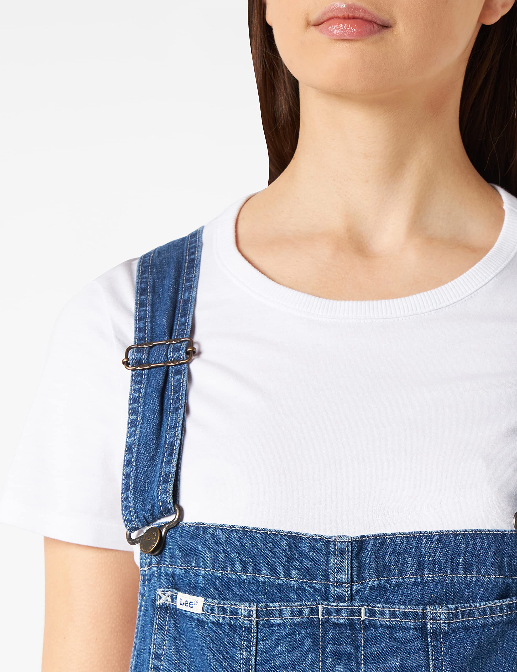 Lee Carpenter Bib jean femme coupe loose travail