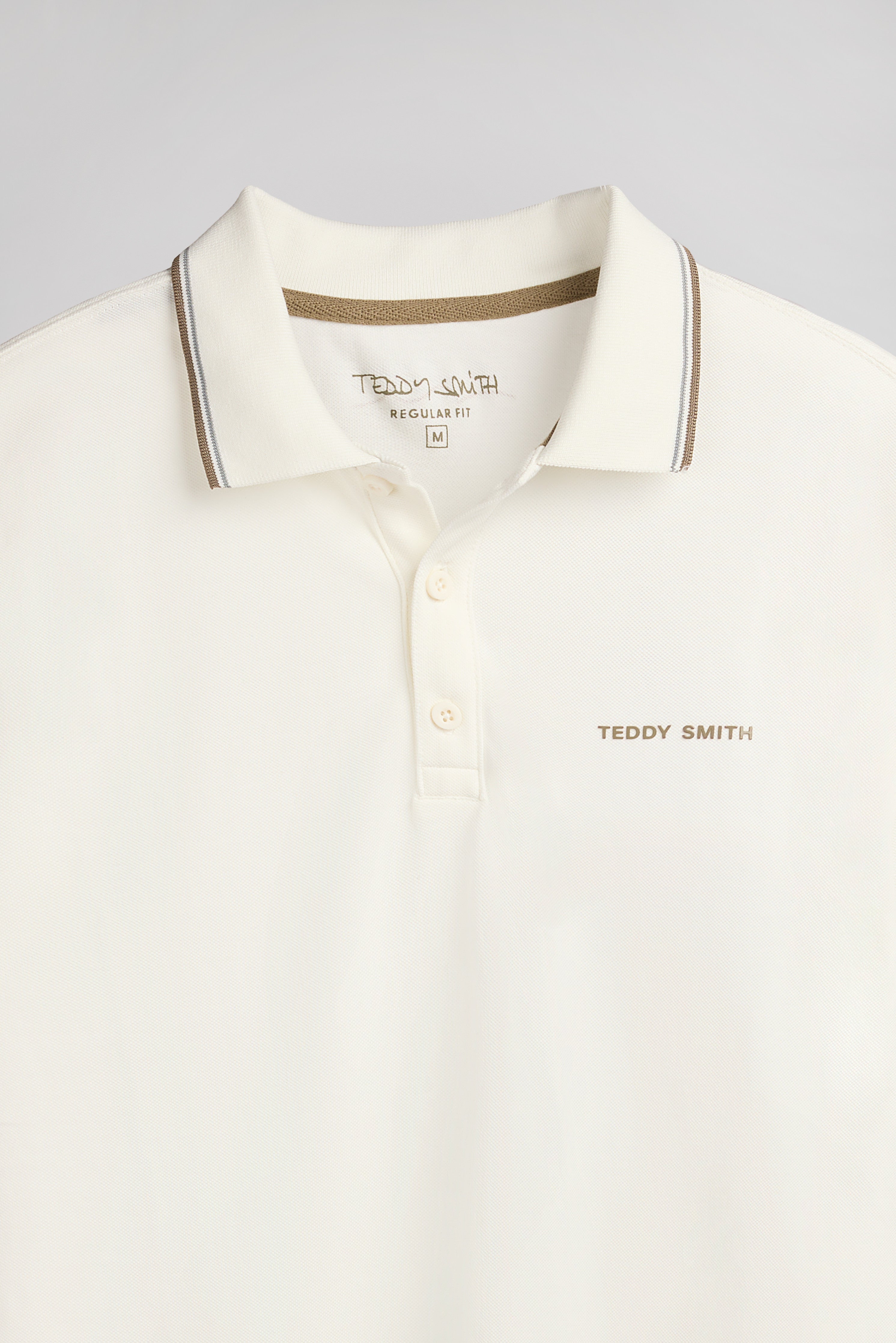 Teddy Smith Pasian 2 polo homme middle white droit