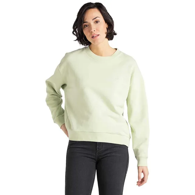 Lee Crew sweat femme col rond molleton coton