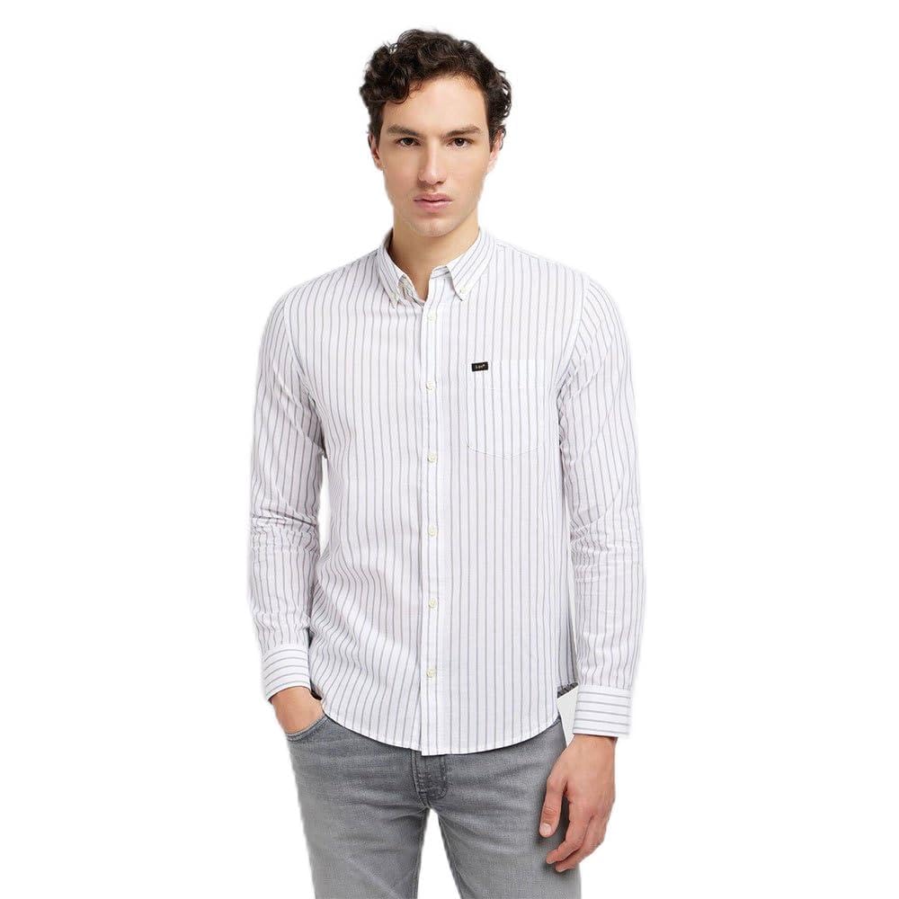 Lee t-shirt homme col boutonné Atlantic coton