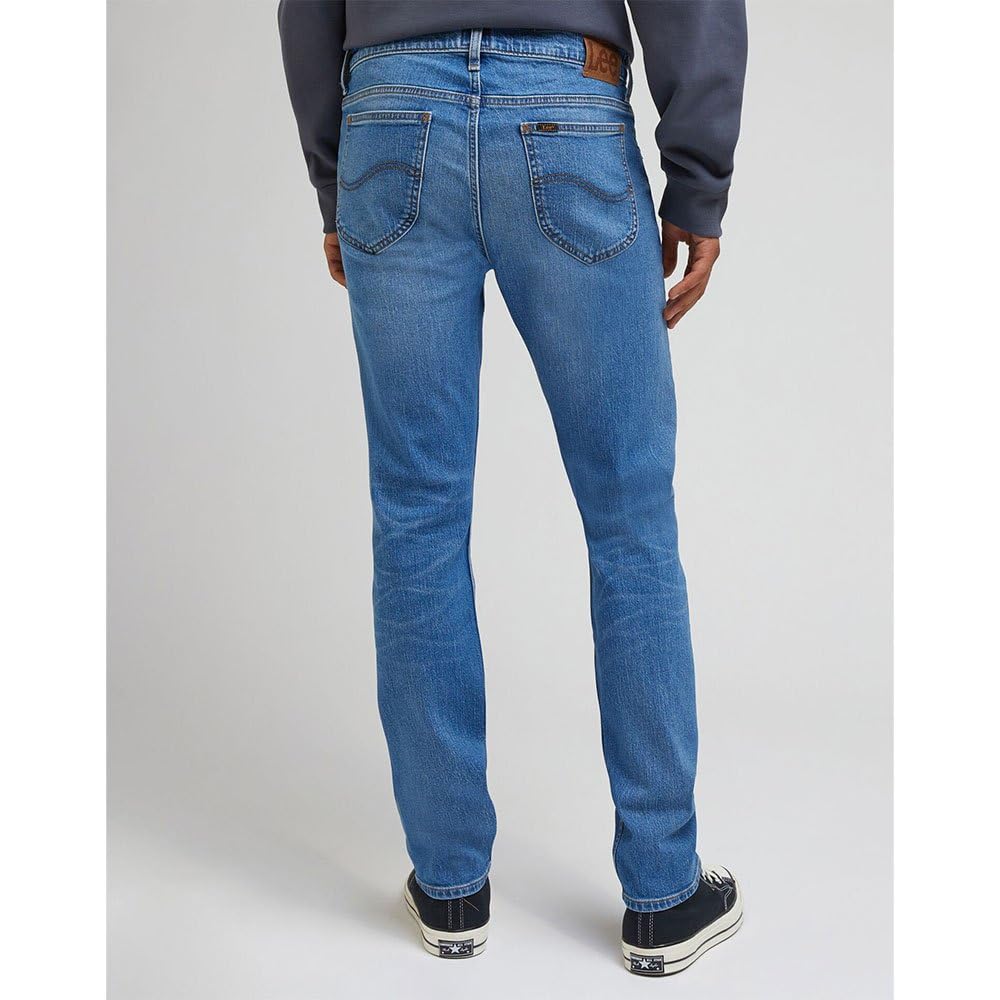 Lee Rider jean homme slim droit indigo vintage toile denim