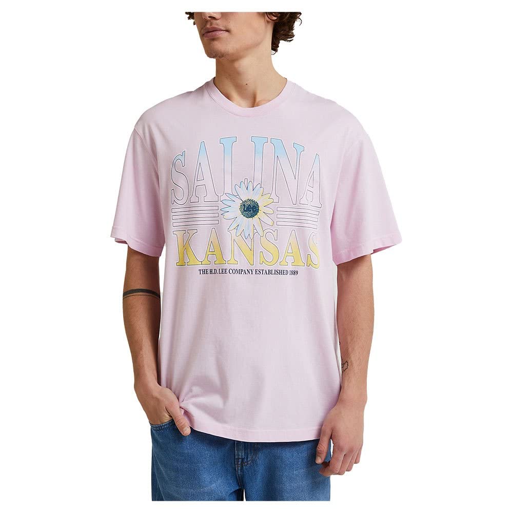 Lee T-shirt homme S blanc ample coton