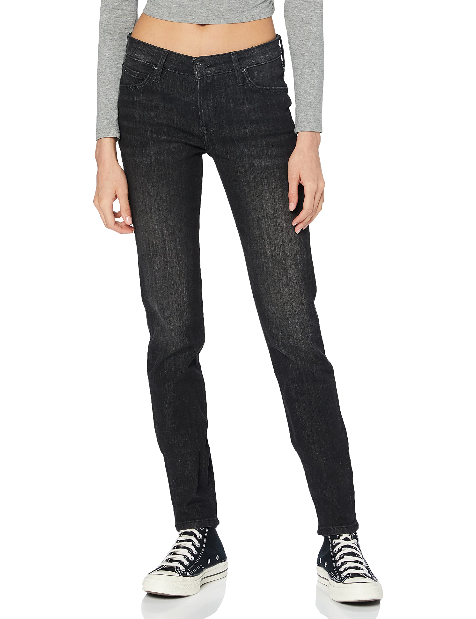 Lee Scarlett jean skinny noir Black Orrick 28/33