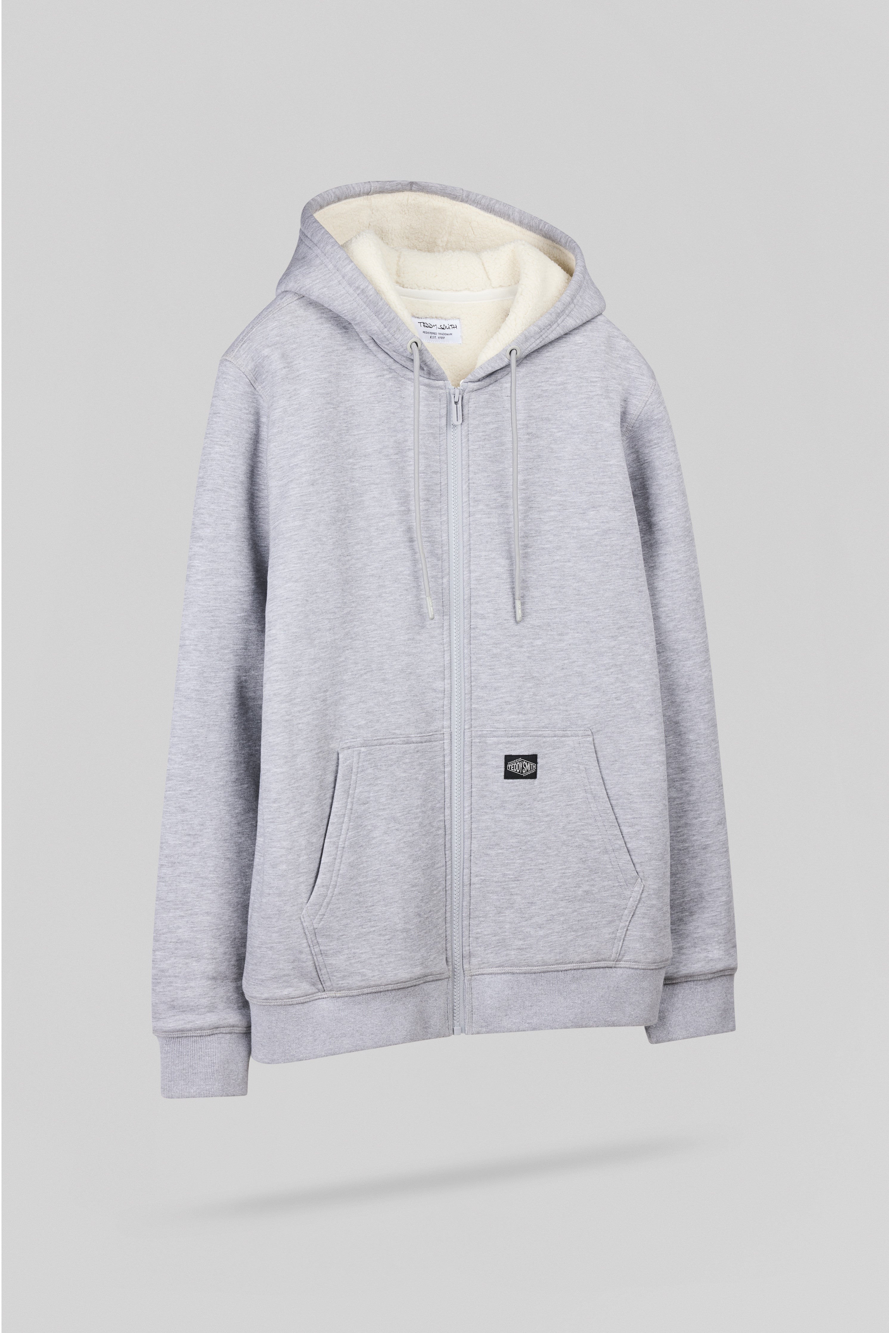 Teddy Smith G-Ony Hoody Zip gilet homme gris chiné
