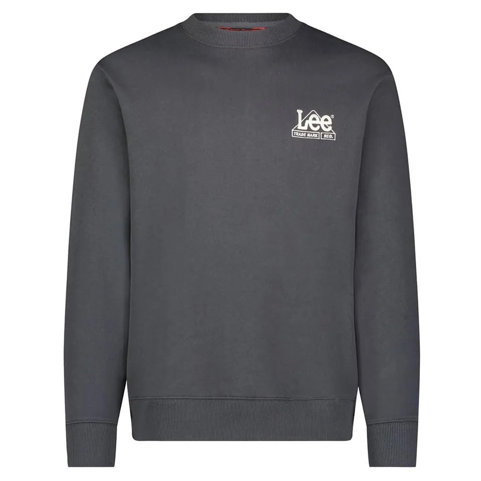 Lee Seasonal Crew sweat homme écru coupe regular