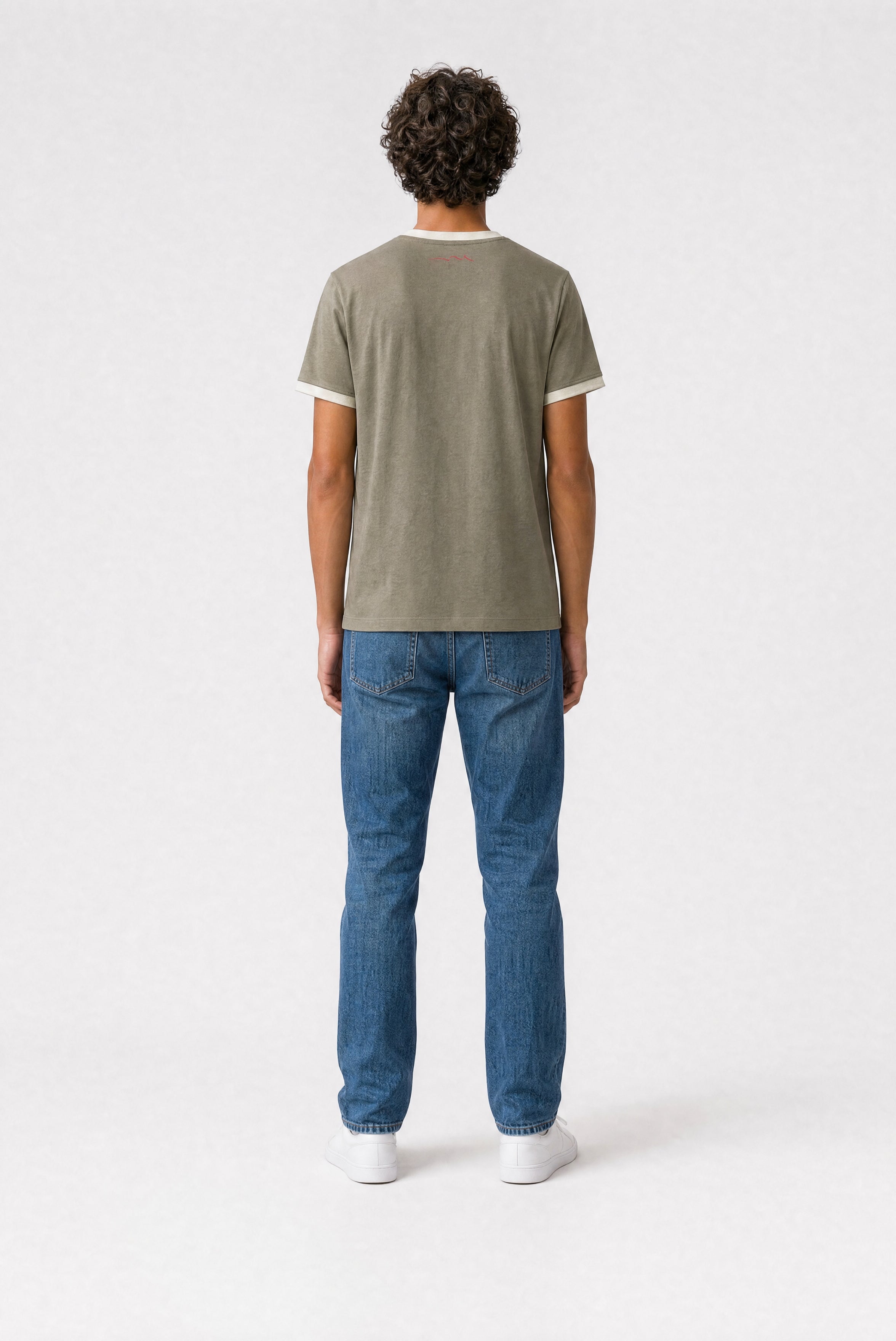 Teddy Smith THE-TEE 2 R MC JR t-shirt garçon dusty kaki