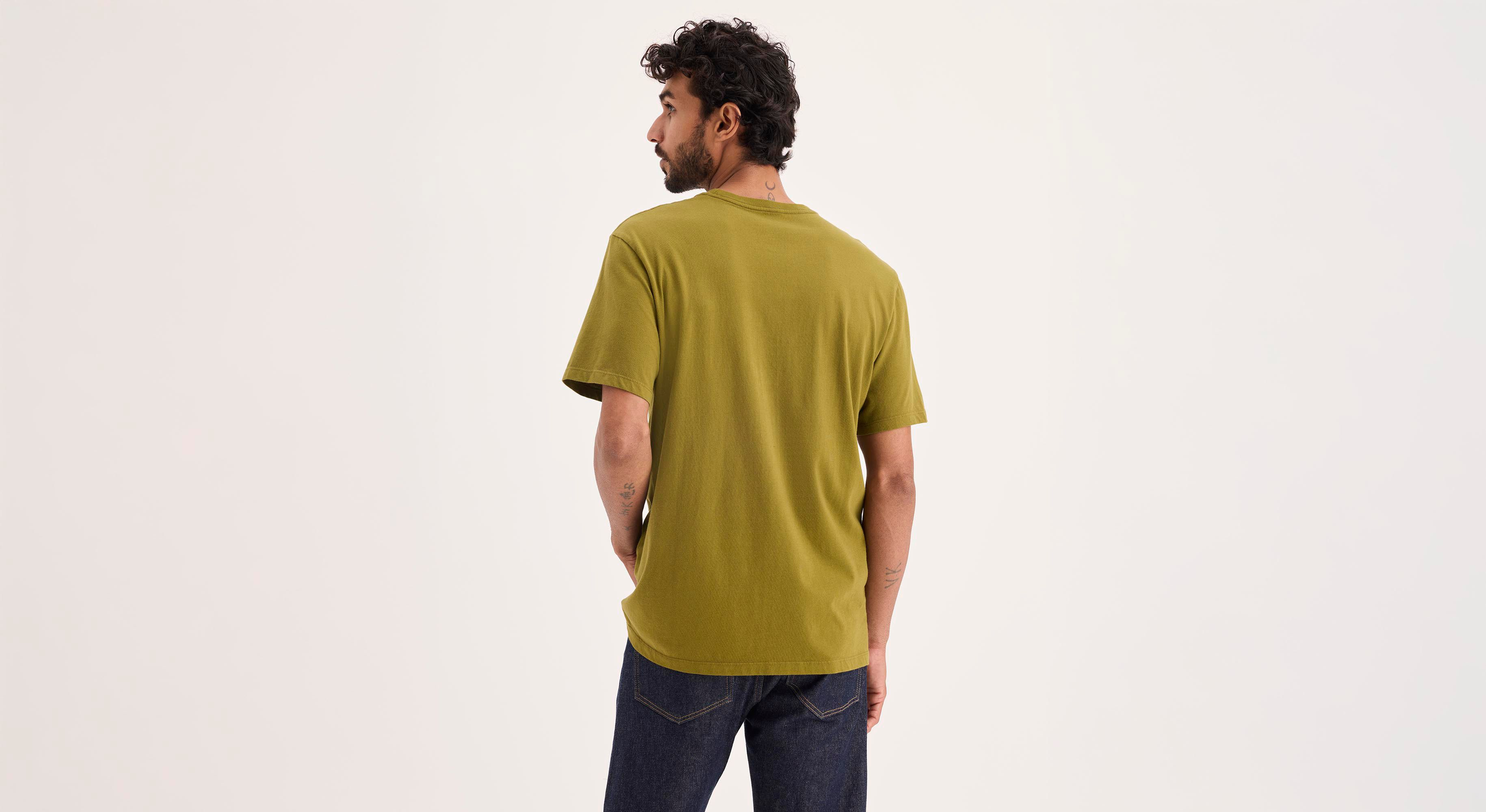 Dockers Graphic Tee t-shirt vert coton coupe slim homme