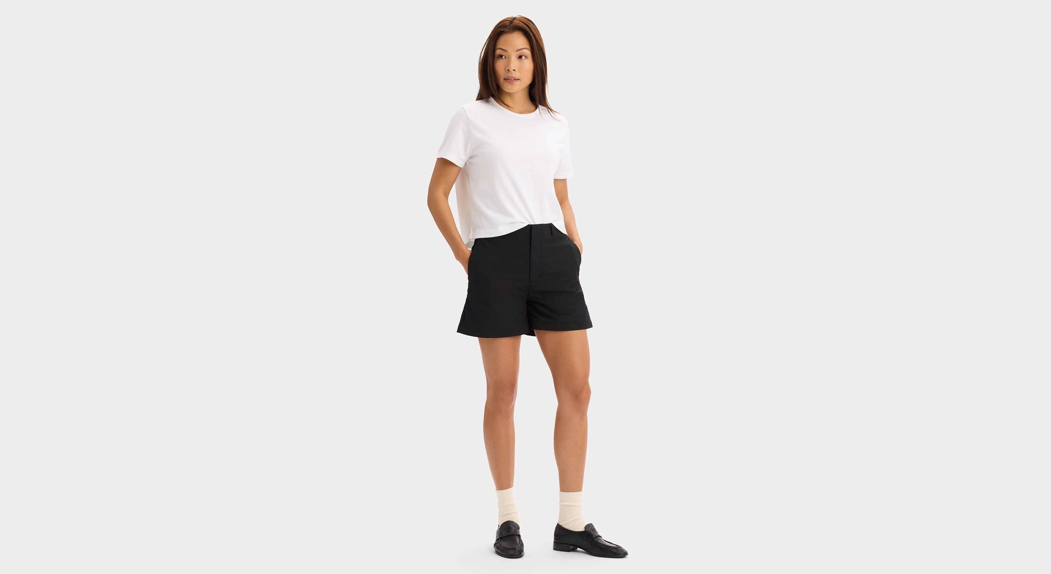 Dockers Go AceFlex short noir taille haute femme
