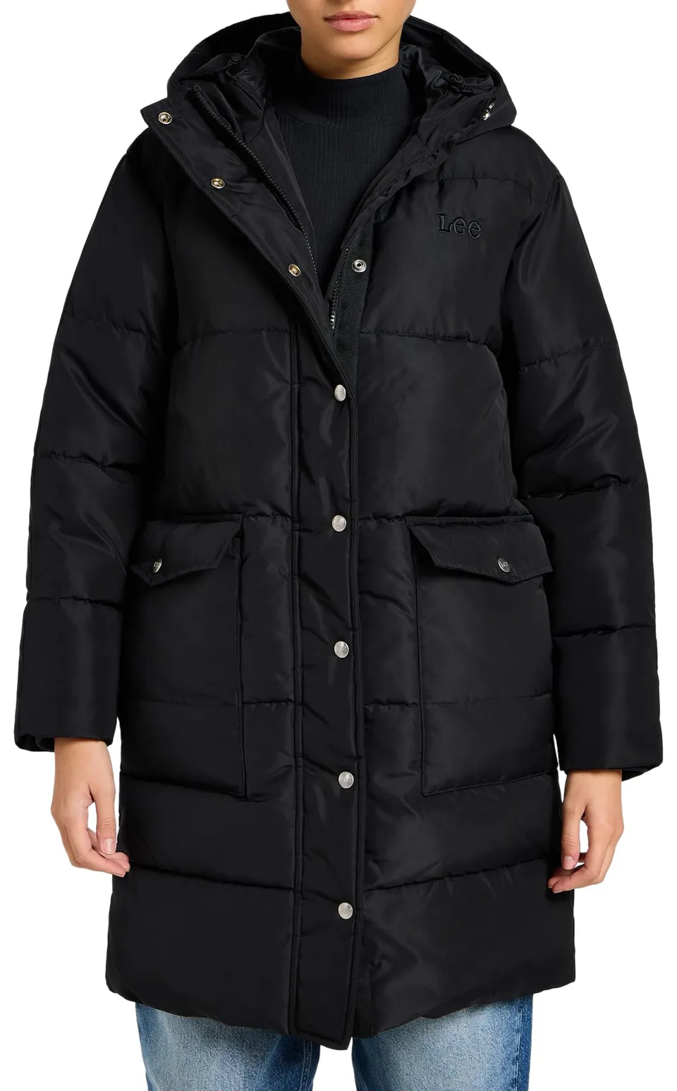Lee Long Puffer veste femme Clove longue