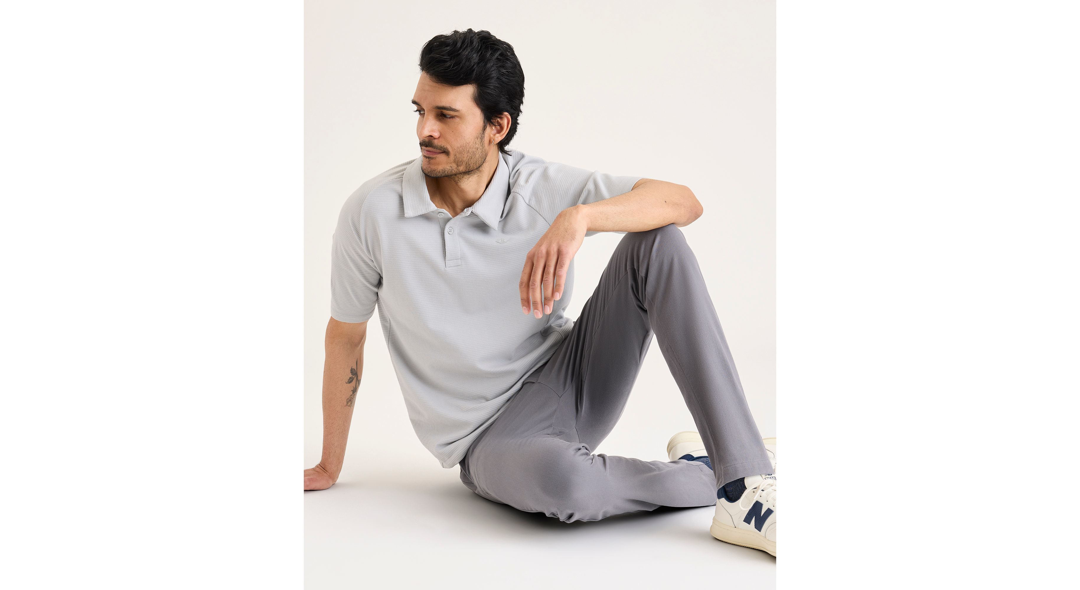 Dockers Go chino skinny homme gris stretch