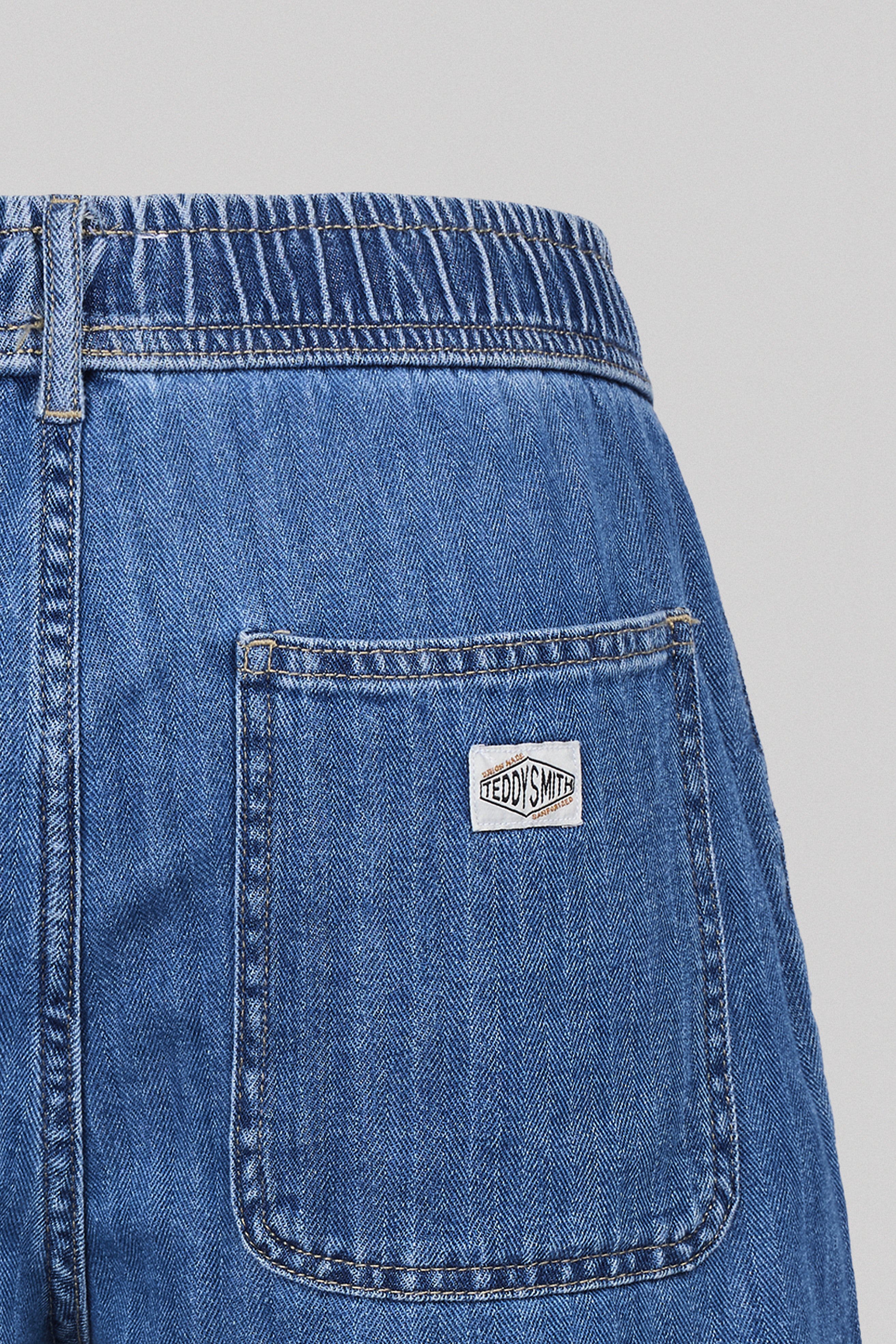Teddy Smith S-Anton SH Vintage Indigo short denim homme