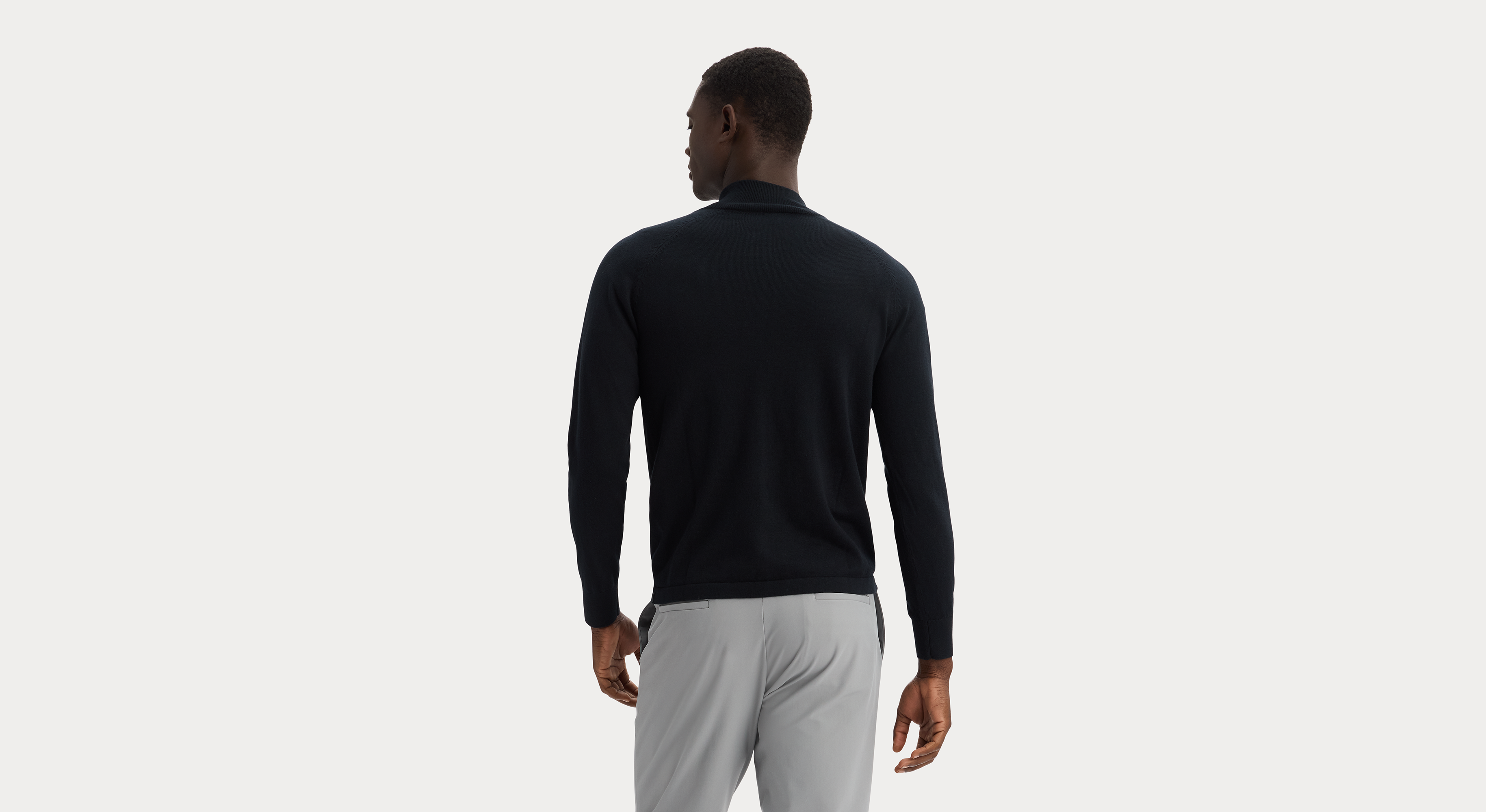 Dockers Go Half-Zip Sweat Homme Noir Thermorégulant