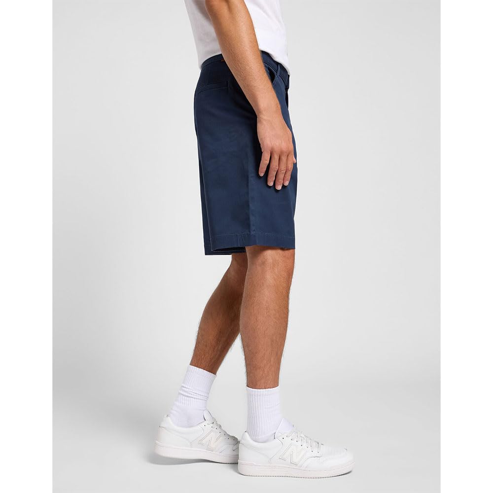 Lee Relaxed Chino Short homme marine 33W décontracté