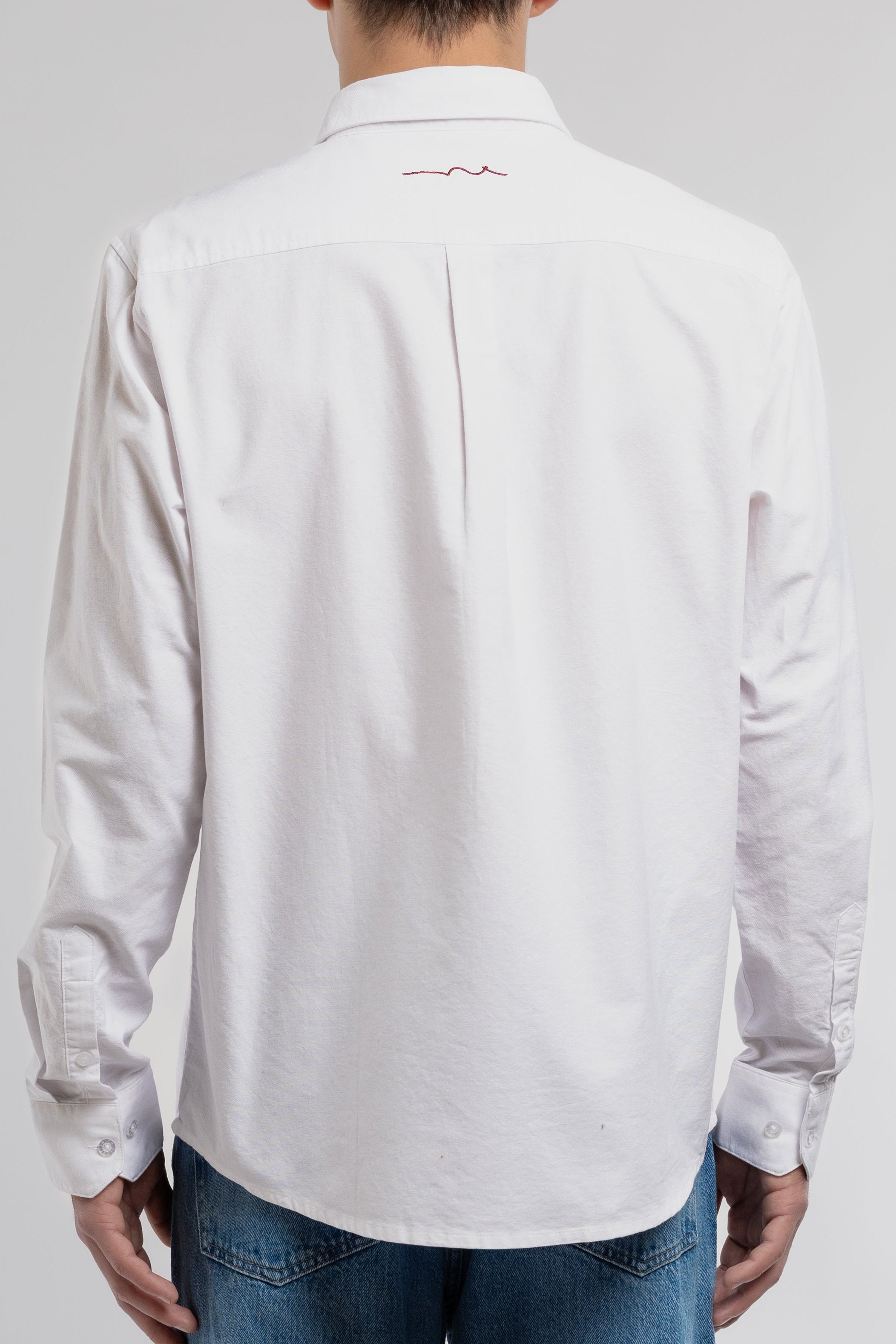 Teddy Smith C-Stan ML chemise blanc oxford