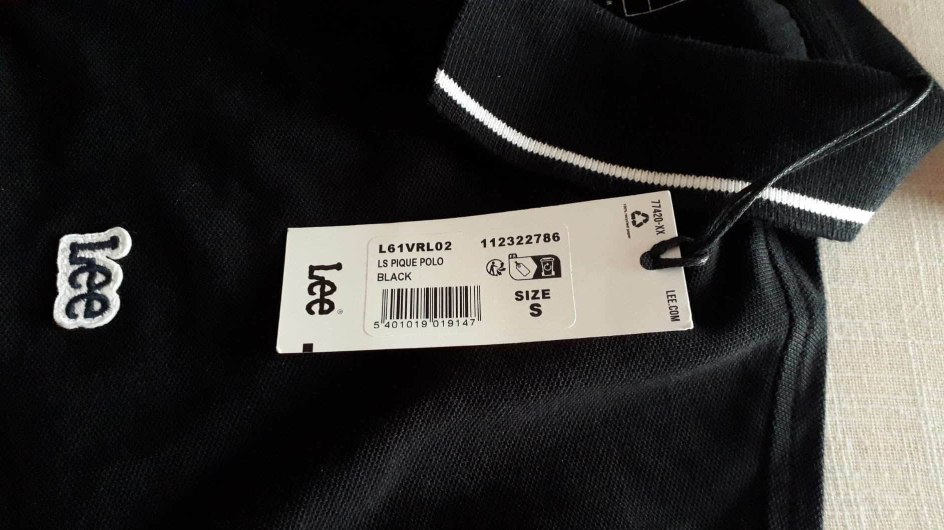 Lee Ls Pique polo homme vert taille M