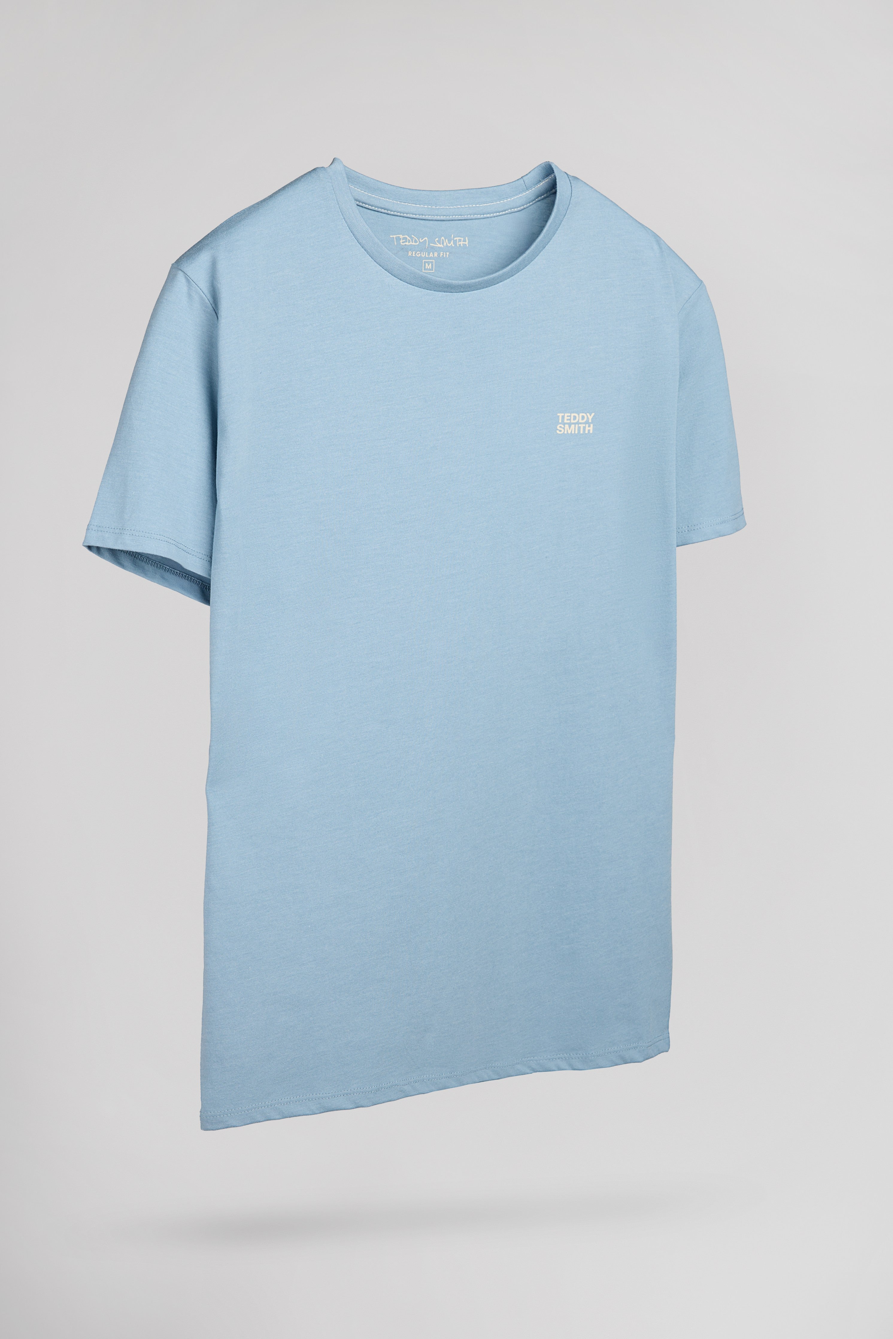 Teddy Smith The Tee 1 t-shirt Bleu Gris Chiné taille S
