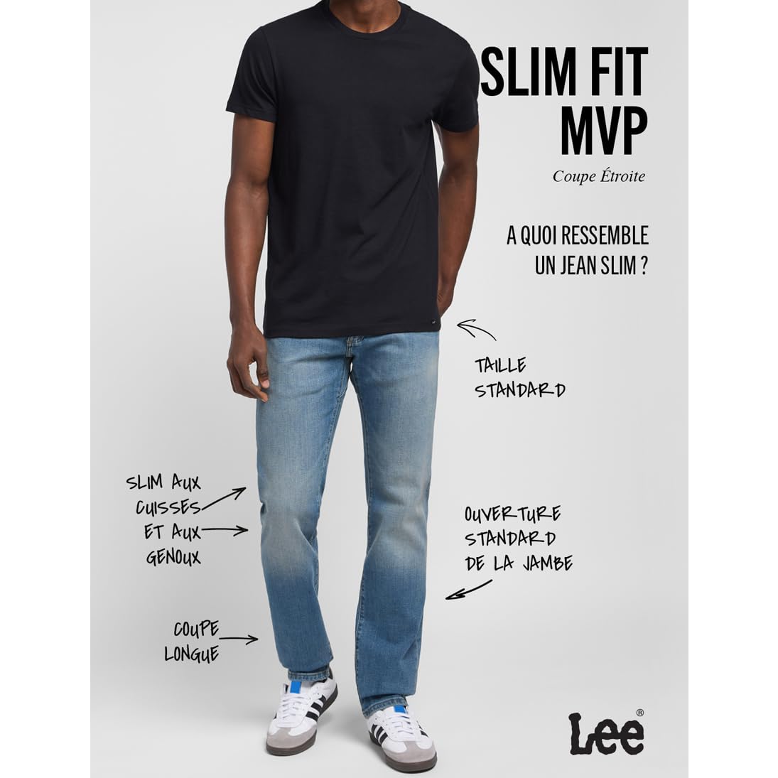 Lee Extreme Motion Lenny jean homme slim droite