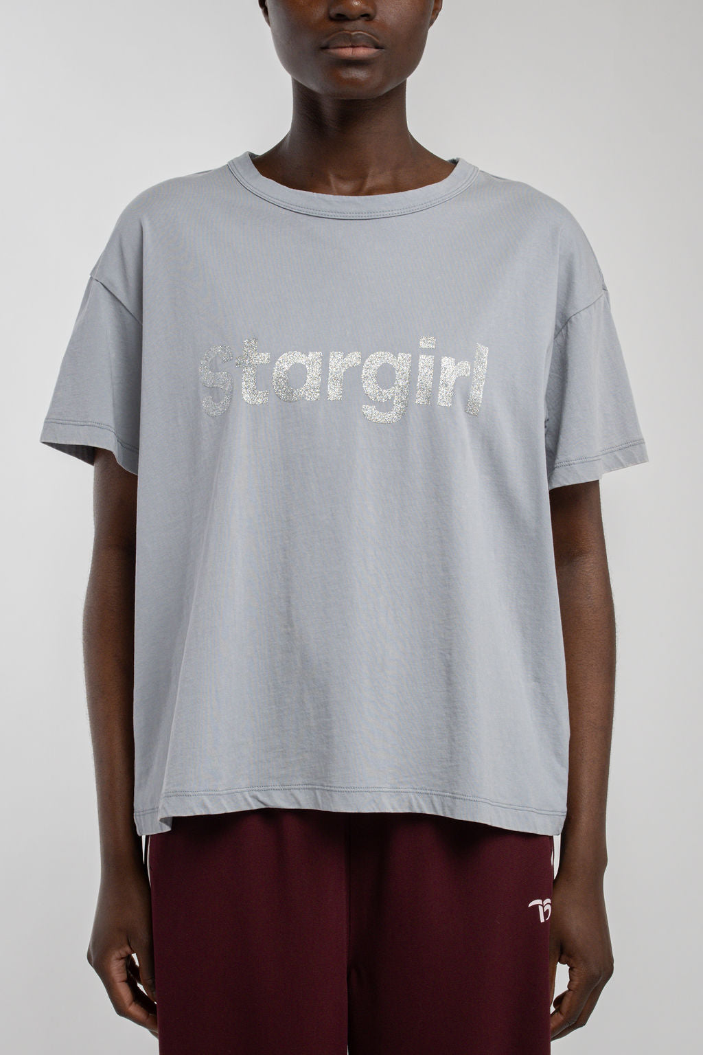 Teddy Smith T-Silver MC t-shirt oversize gris lune