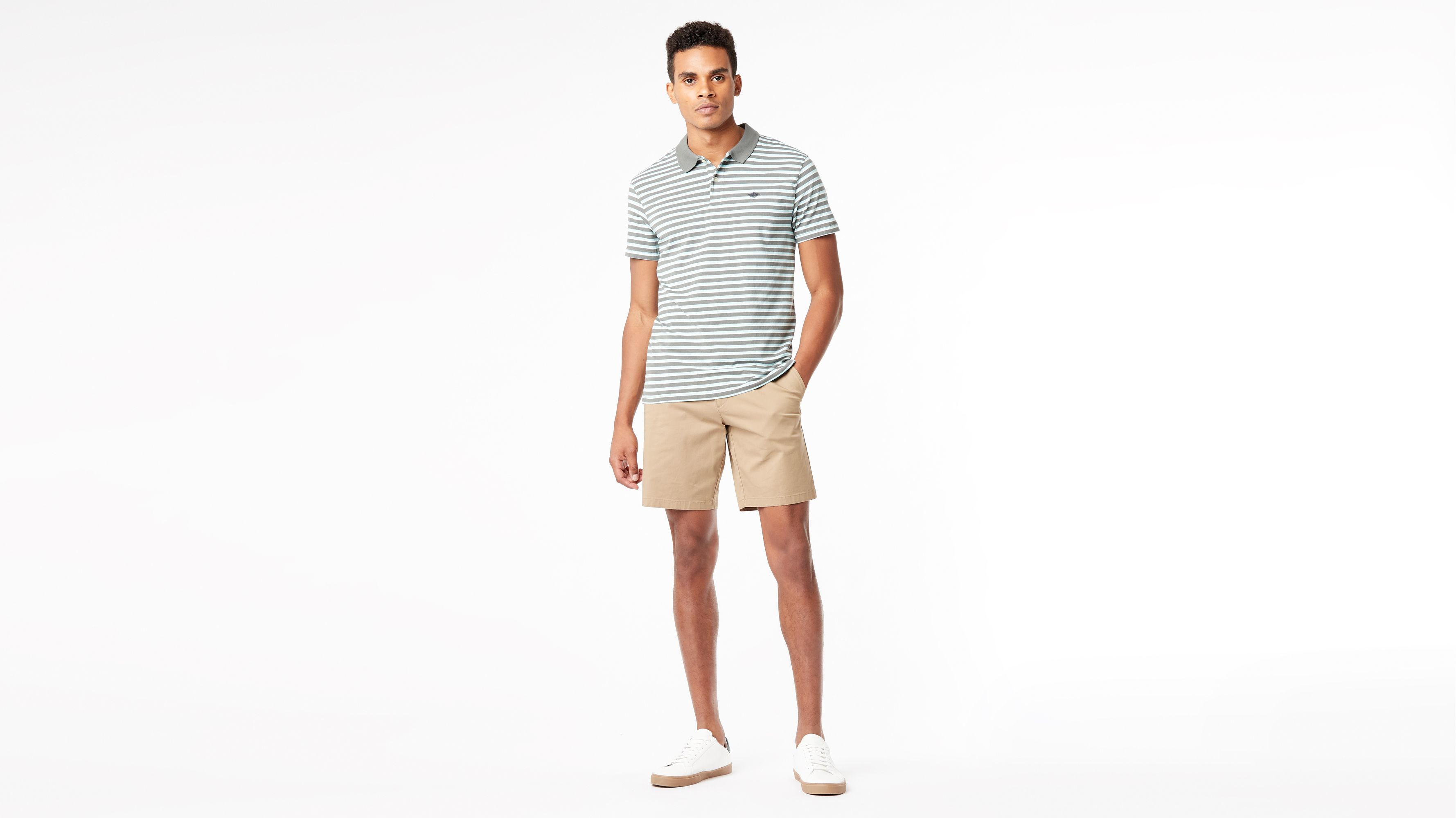 Dockers Ultimate Shorts short homme kaki coupe droite