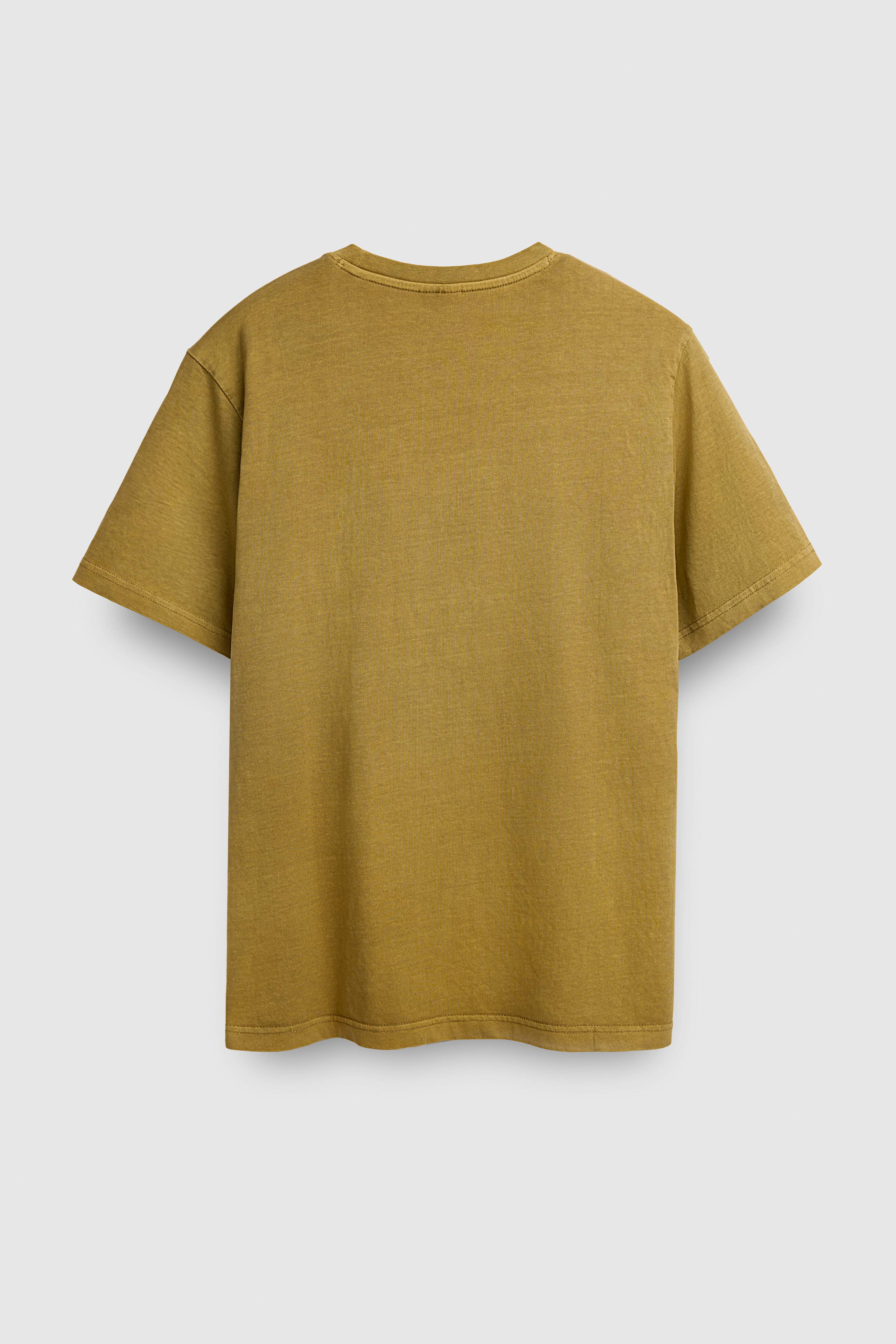 Teddy Smith T-Squad MC Worker t-shirt large beige délavé