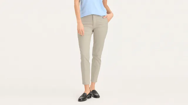 Dockers Weekend Skinny chino femme kaki sahara stretch