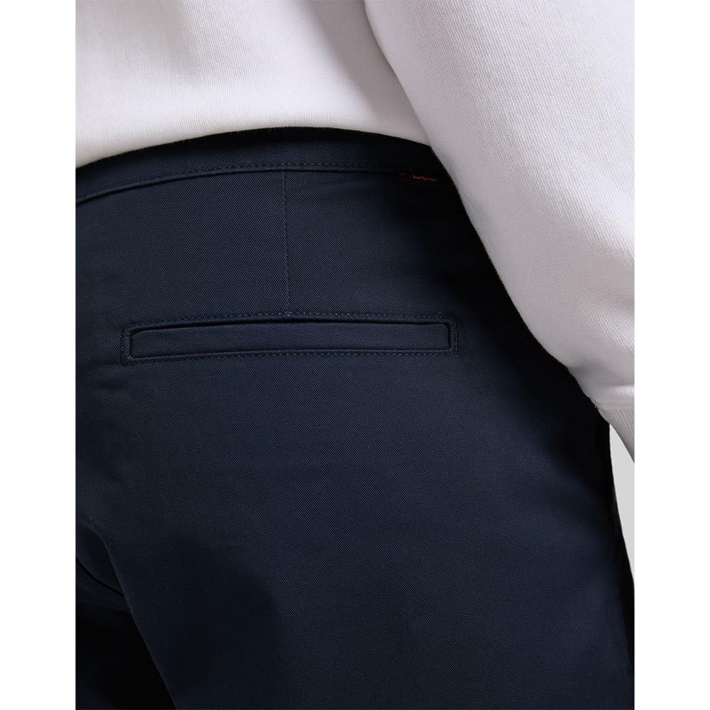 Lee Regular Chino pantalon homme bleu marine 31W/30L coton