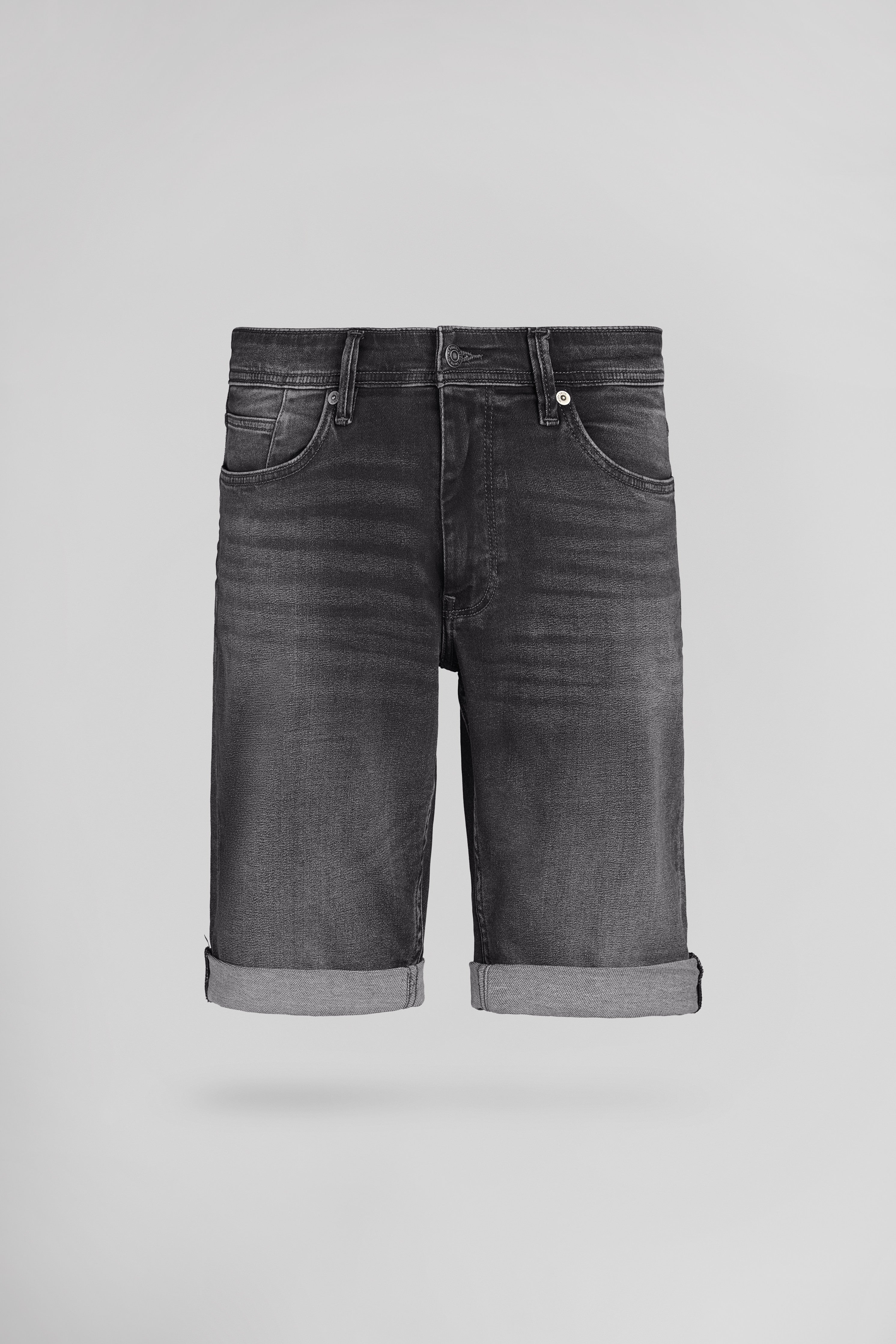 Teddy Smith Scotty 3 Reg bermuda denim gris foncé homme