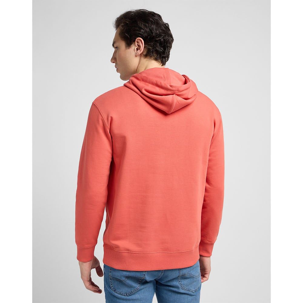 Lee Easy Fit sweat capuche homme coton marine