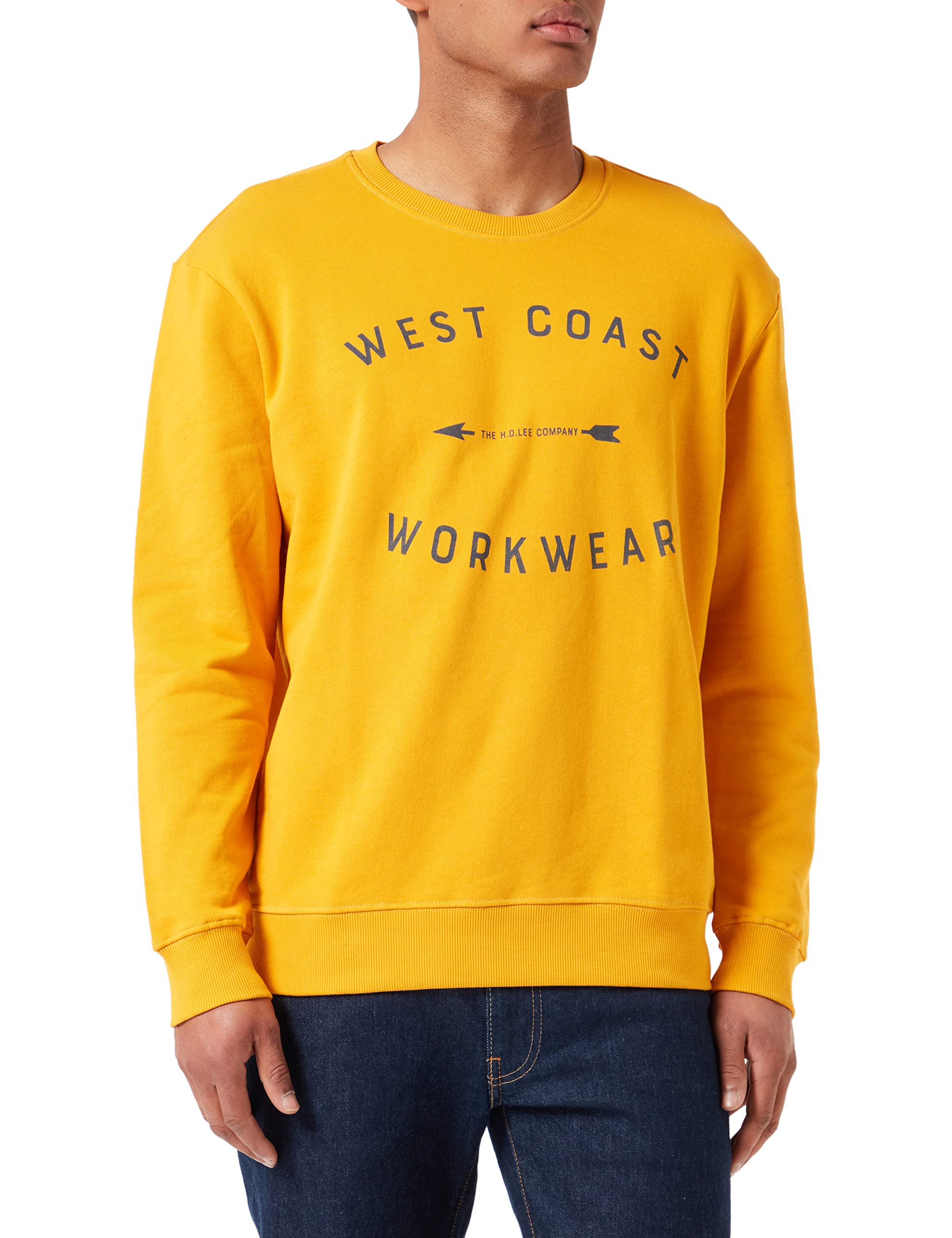 Lee Workwear SWS sweat homme bleu coupe décontractée