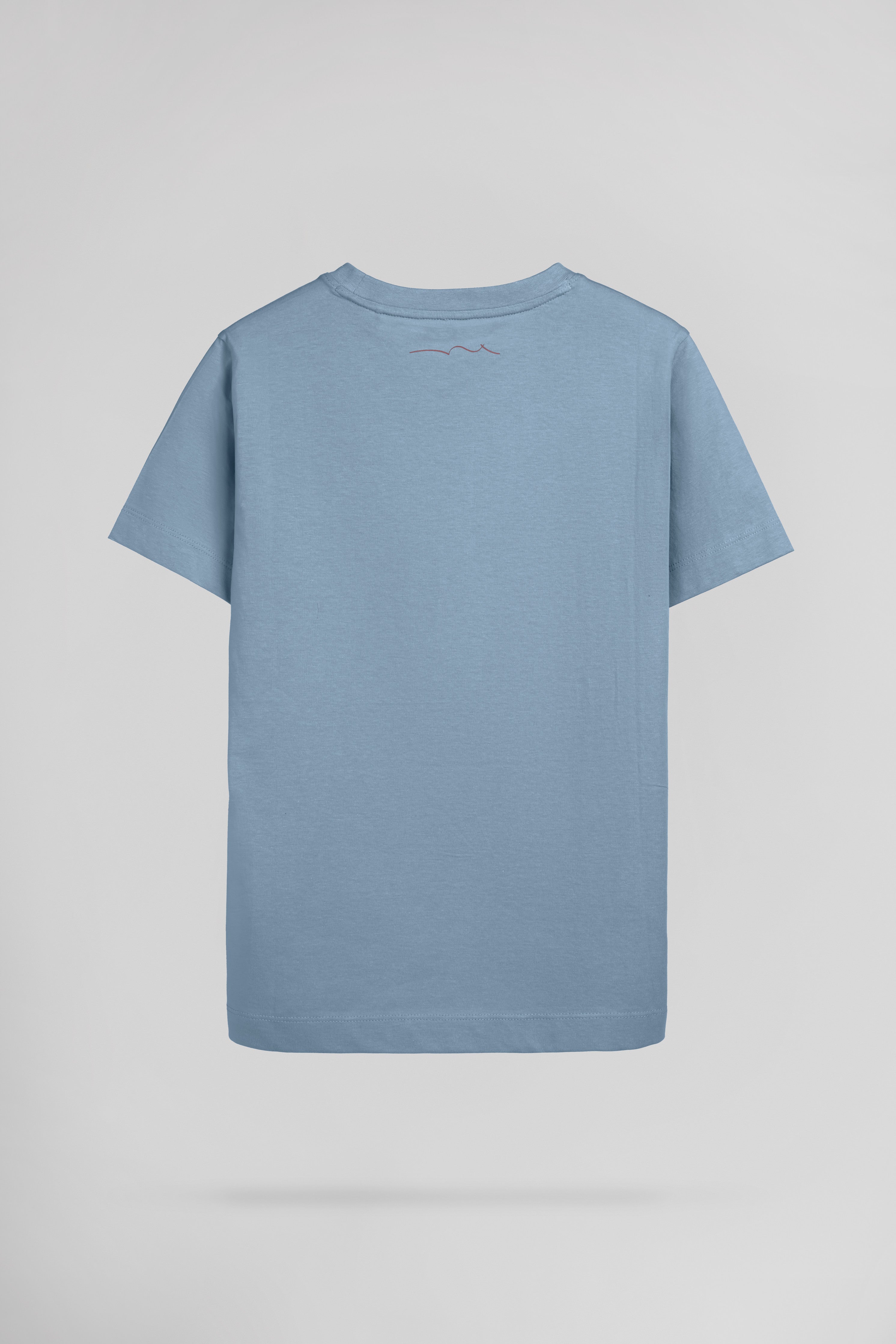 Teddy Smith T-Jim MC Jr t-shirt garcon bleu mineral