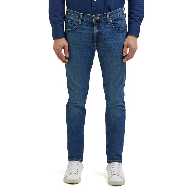 Lee Luke jean droit homme délavé gris