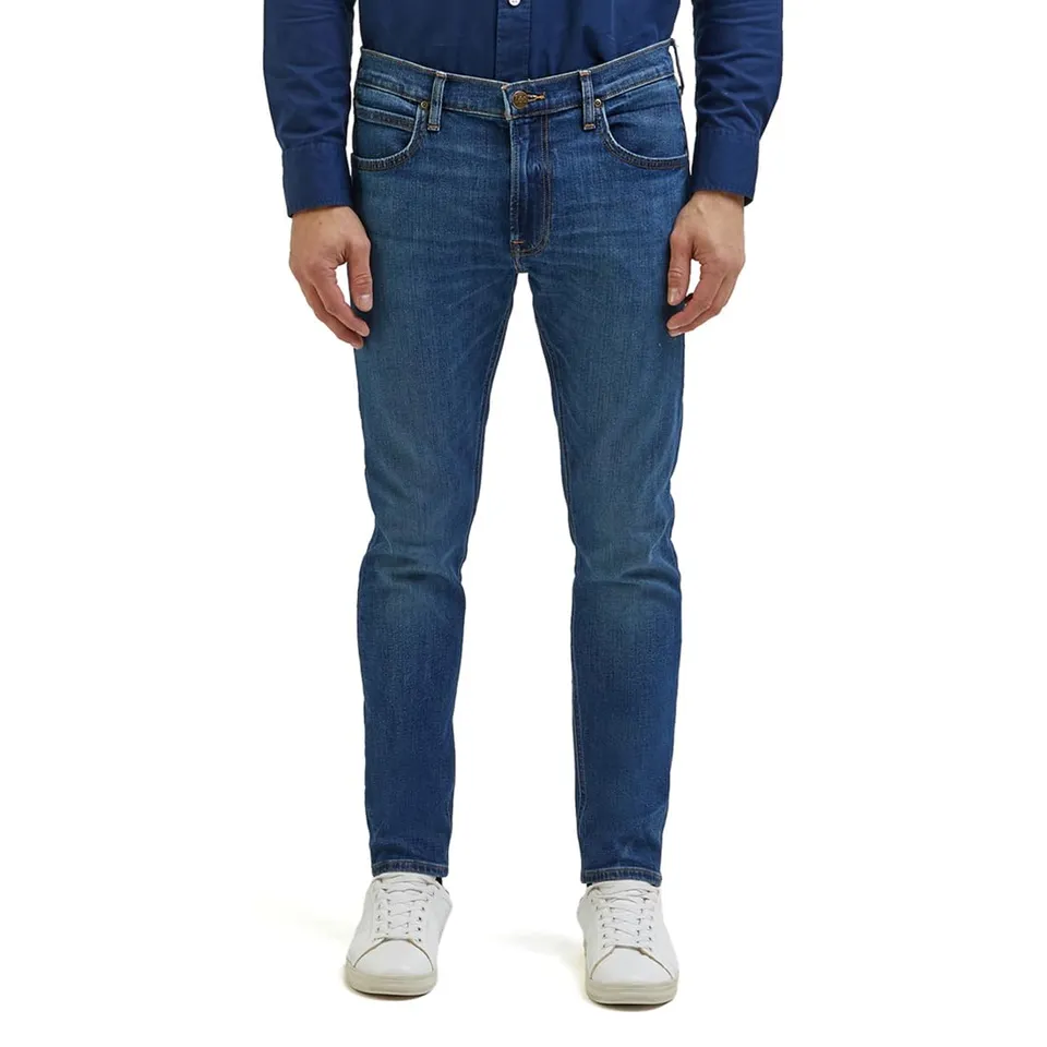 Lee Luke jean droit homme délavé gris