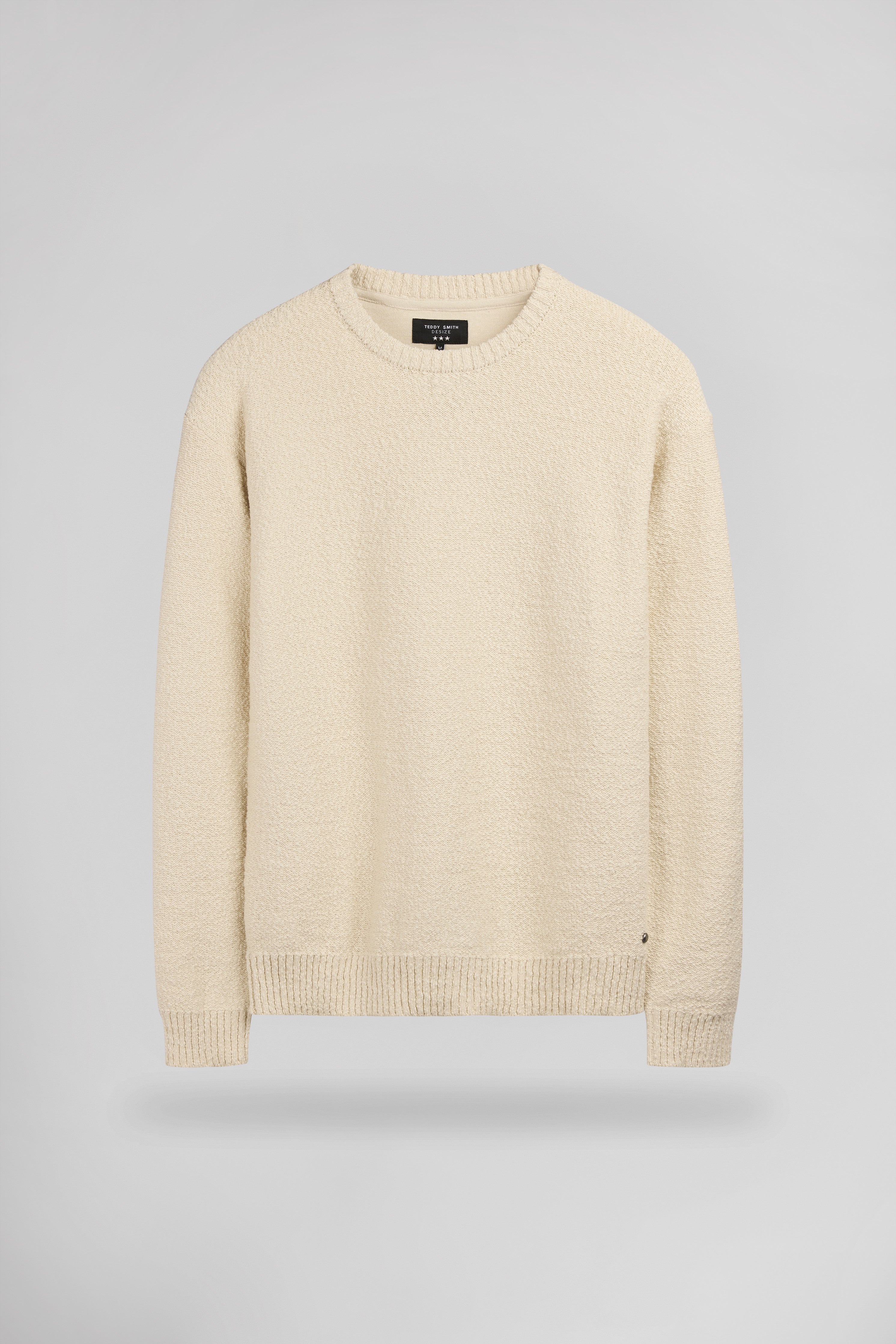 Teddy Smith P-Elio Cream pull crème col rond