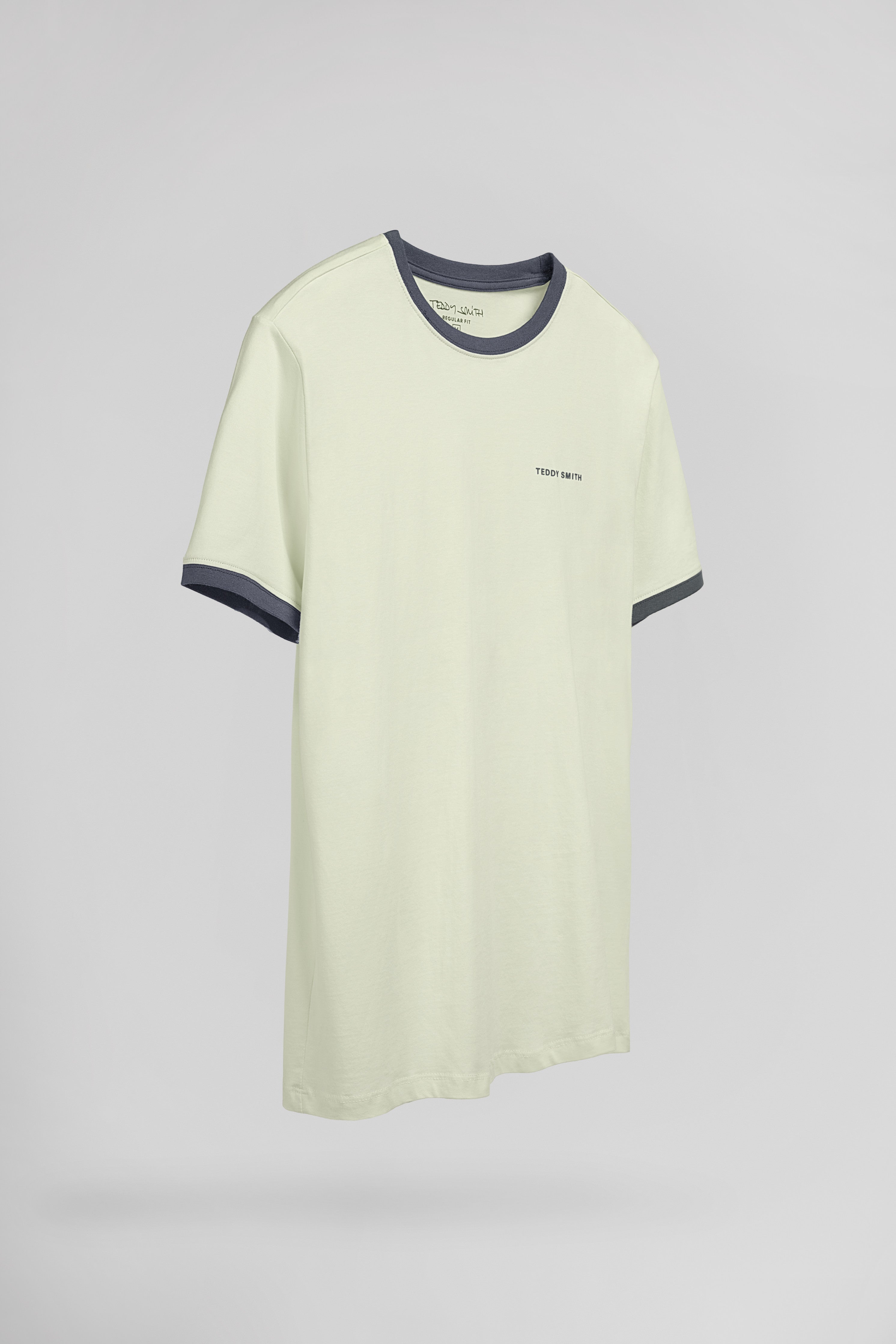 Teddy Smith The-Tee 2 R t-shirt vert nacré coton