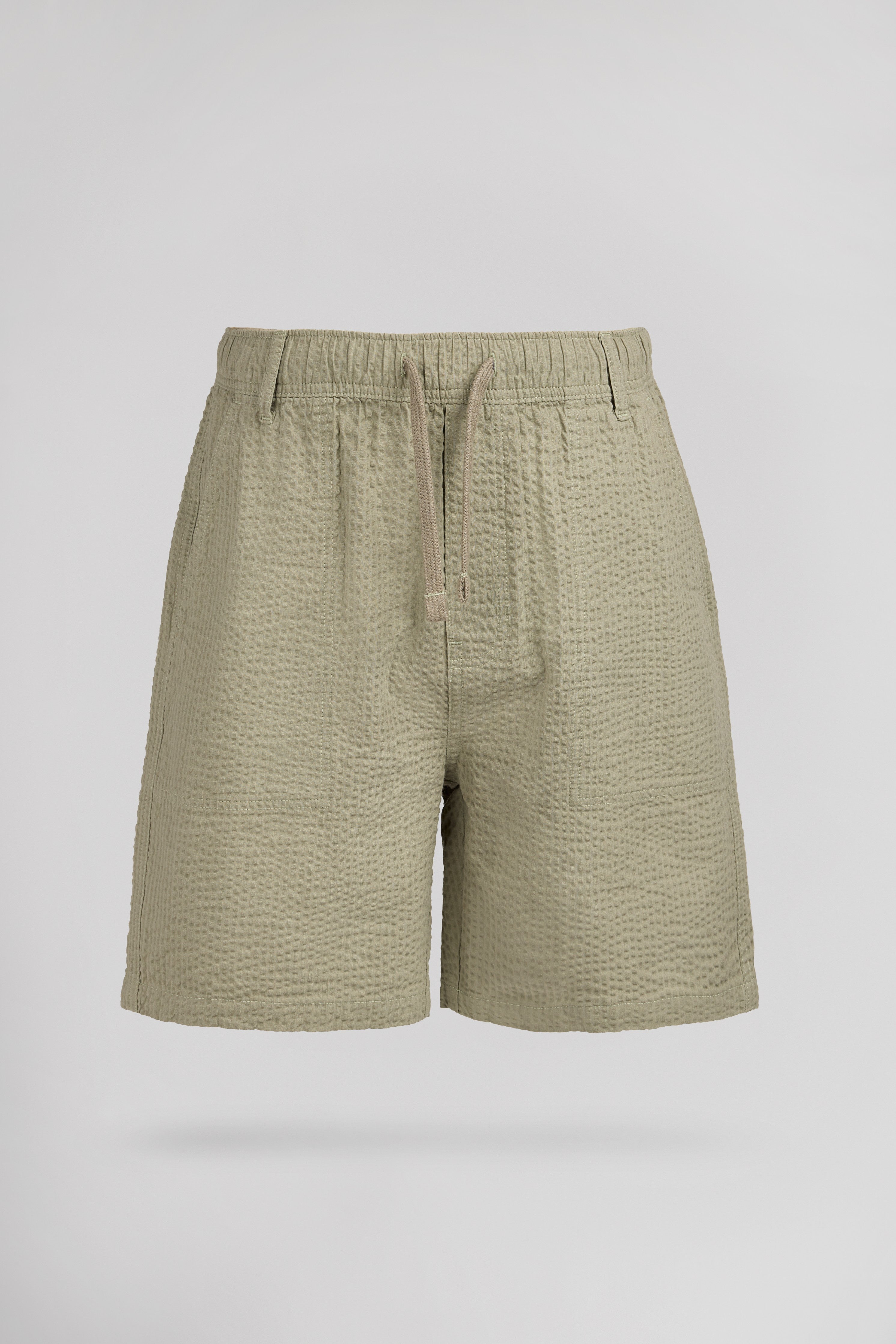 Teddy Smith S-Kyo SH JR short seersucker bleach kaki garcon