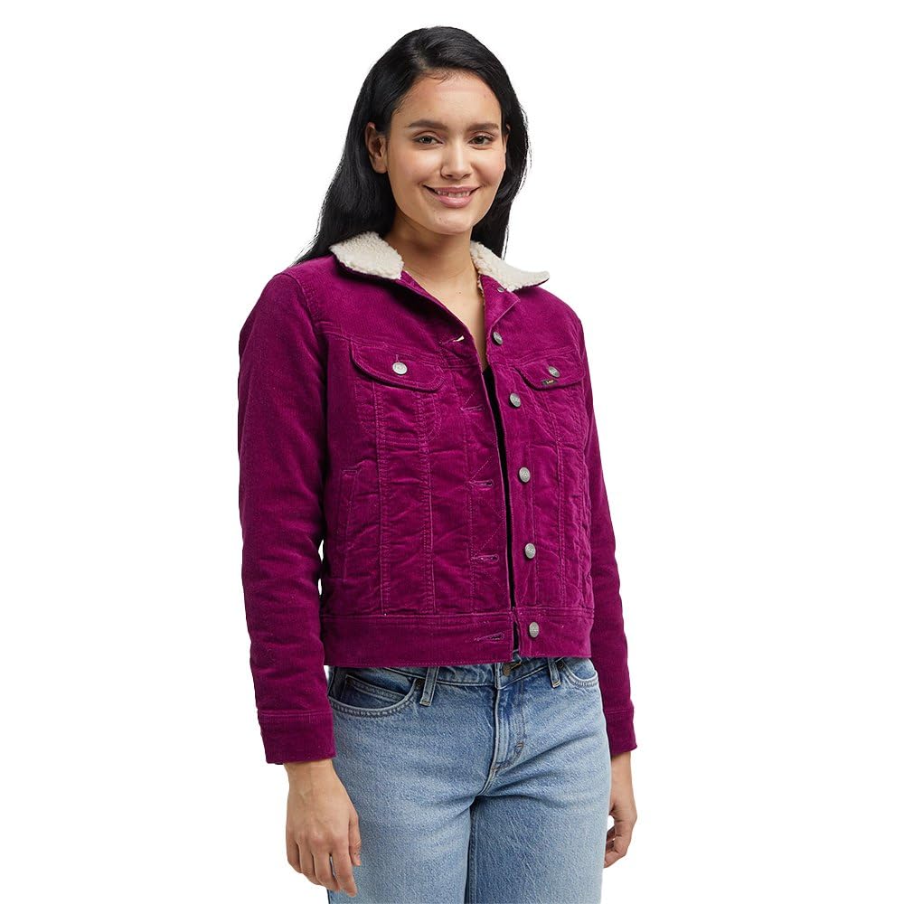 Lee Sherpa Rider Jkt veste femme Dreamy Mauve sherpa