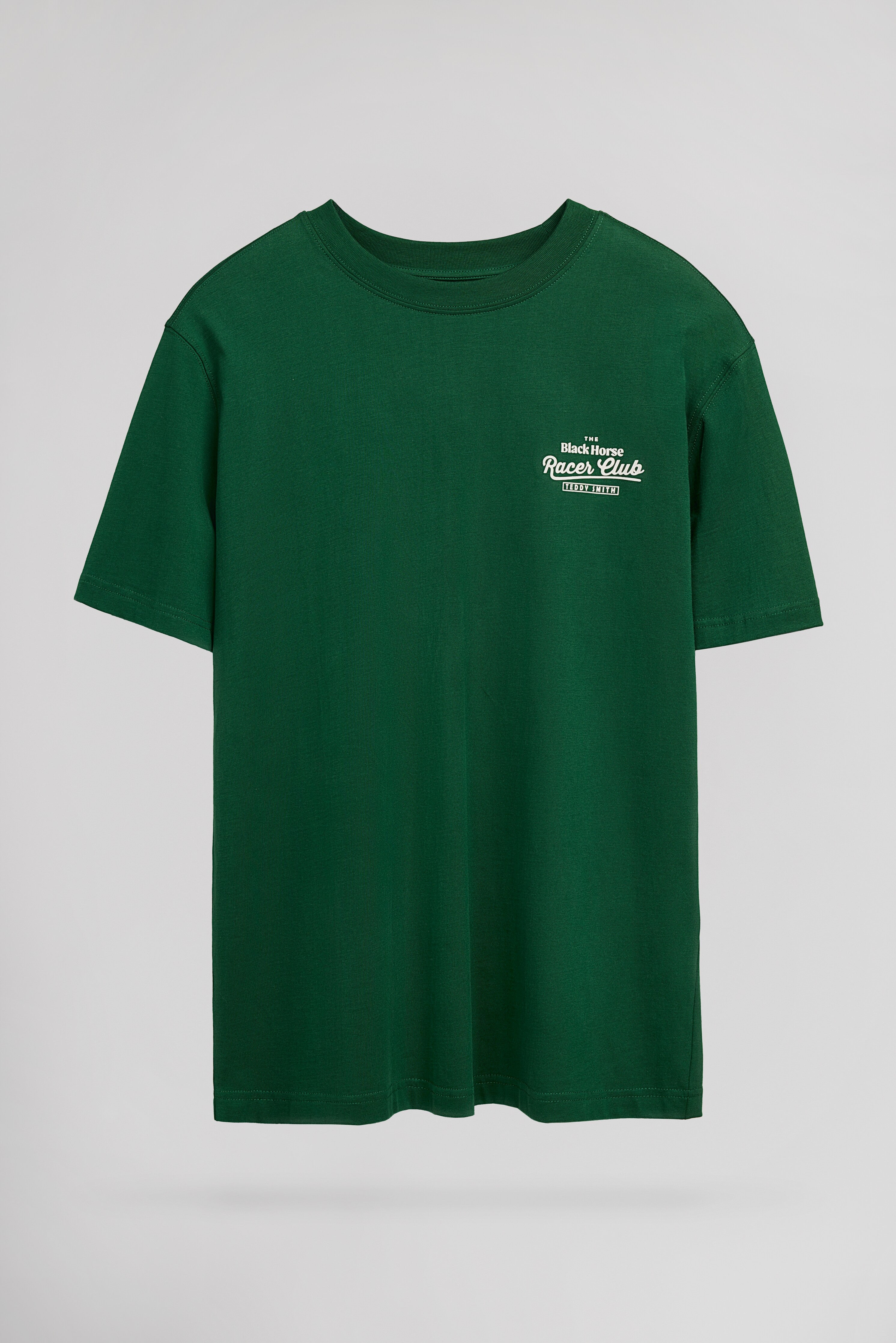Teddy Smith T-Racer MC t-shirt homme vert coupe ample