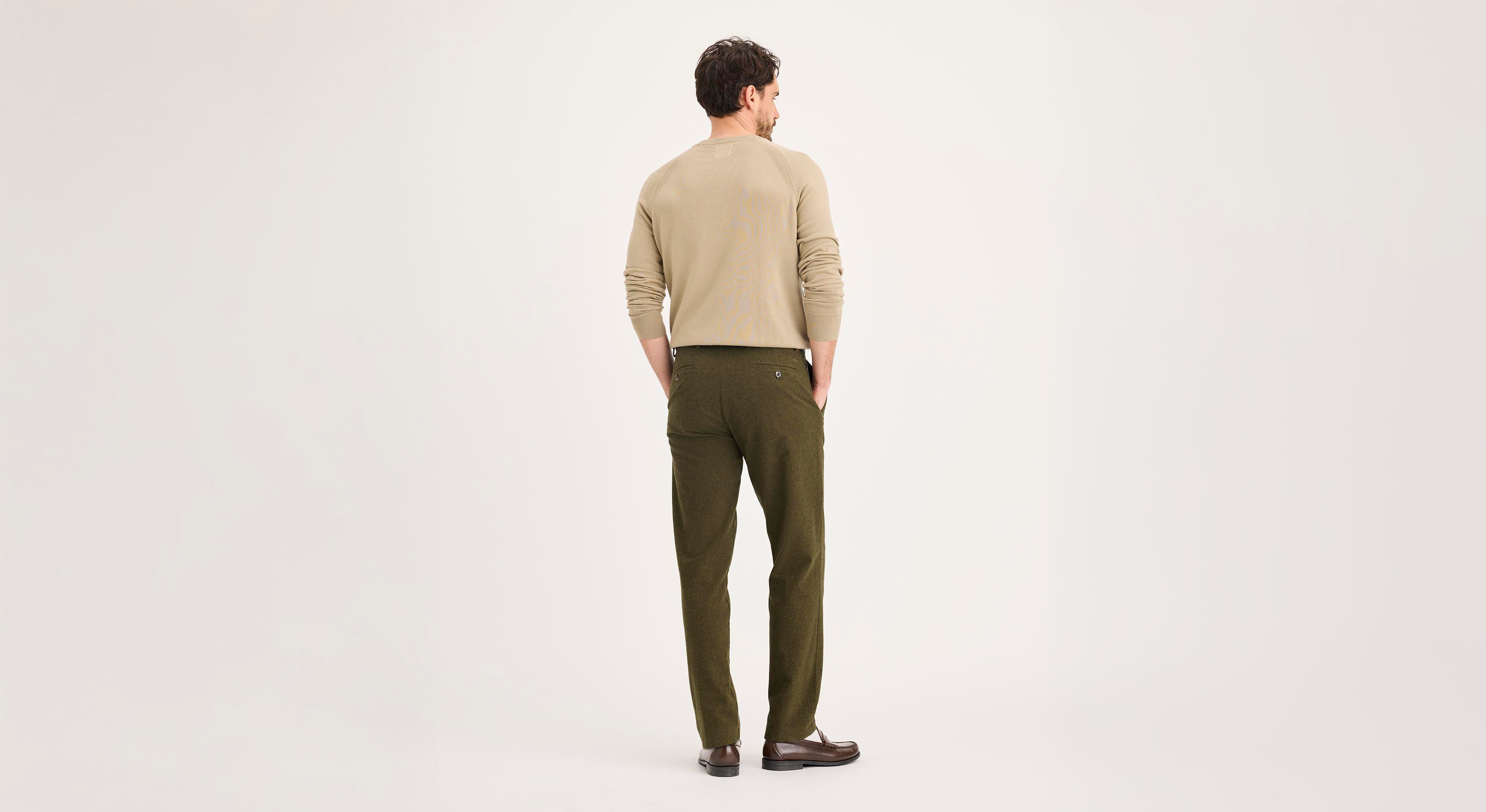 Dockers Crafted Khaki Slim Fit chino vert hammond hiver