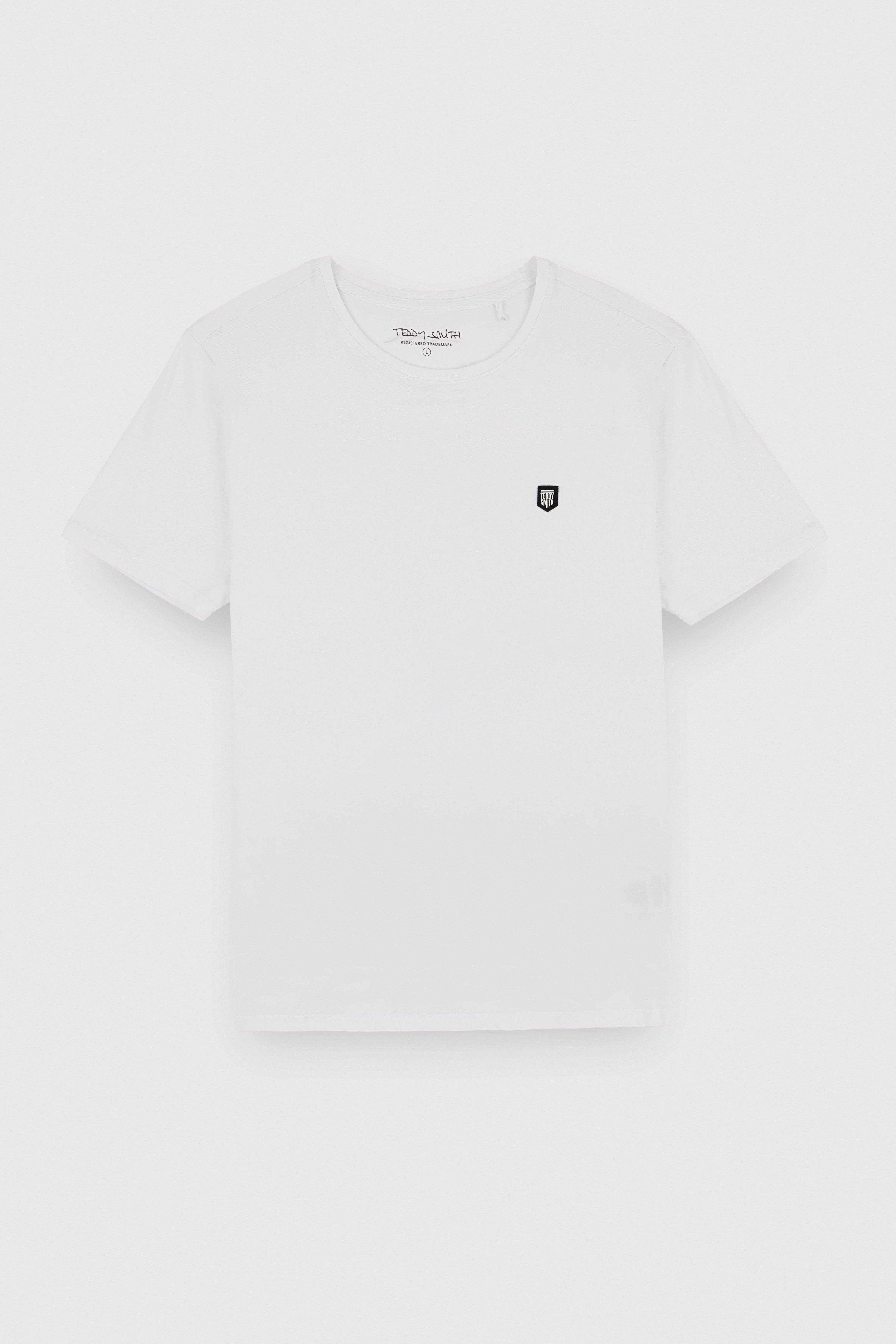 Teddy Smith T-Taho t-shirt blanc col rond homme
