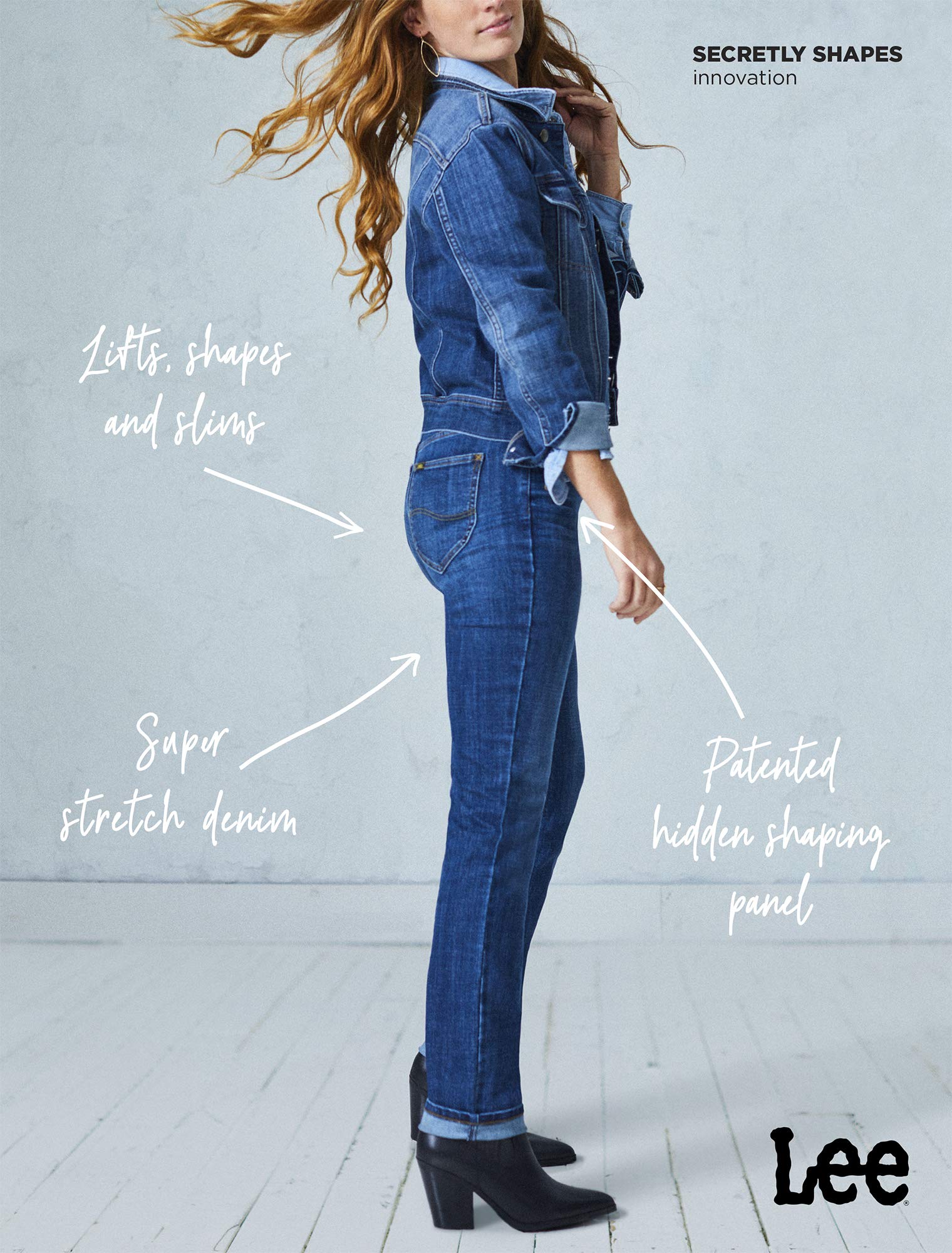 Lee Ulc Straight jean femme stretch coupe droite
