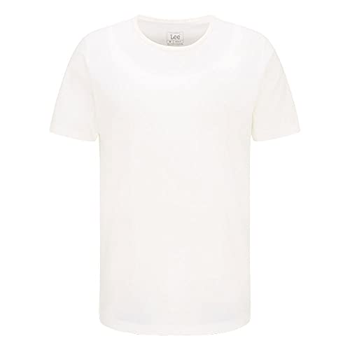 Lee Embro Logo t-shirt homme écru manches courtes