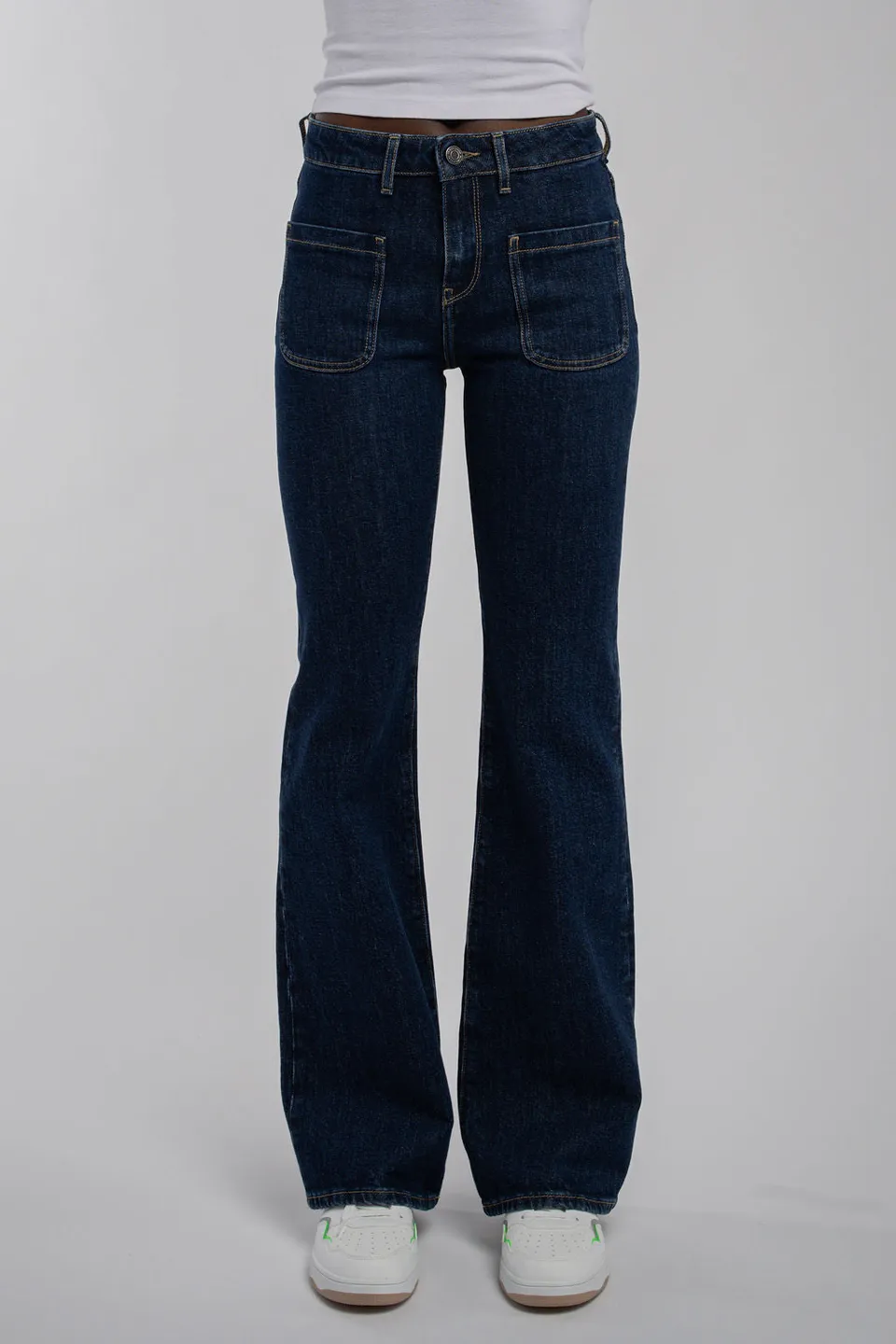 Teddy Smith P-Diams BC jean droit femme encre denim coton