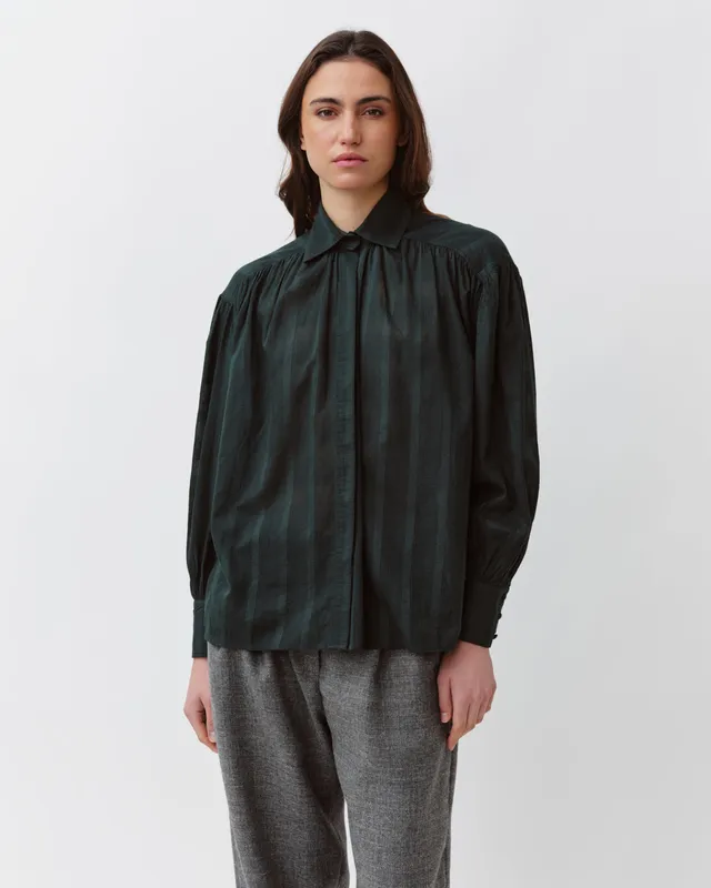 DIEGA CARINA chemise coton foret à carreaux