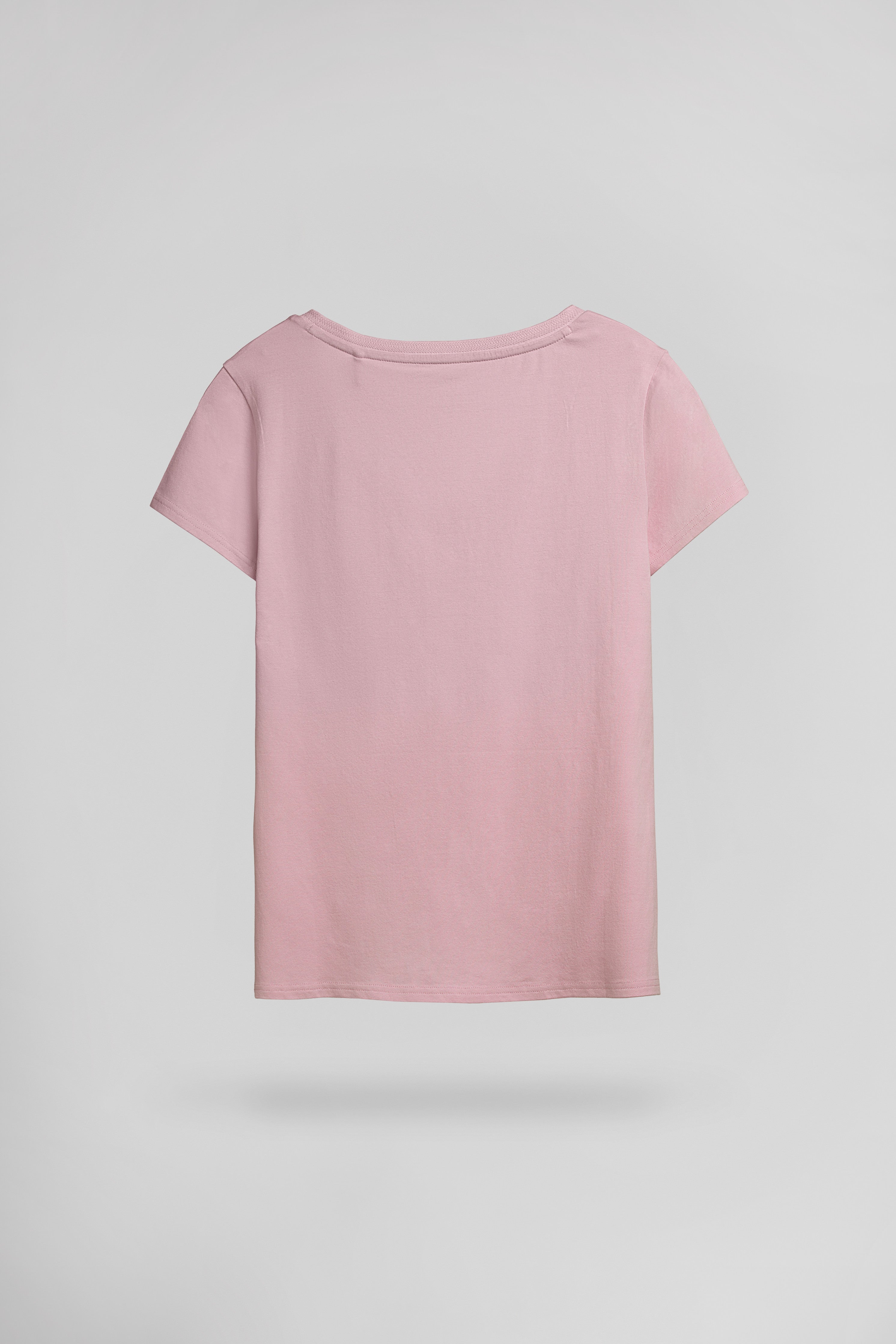 Teddy Smith T-Mia t-shirt col V vieux rose modal