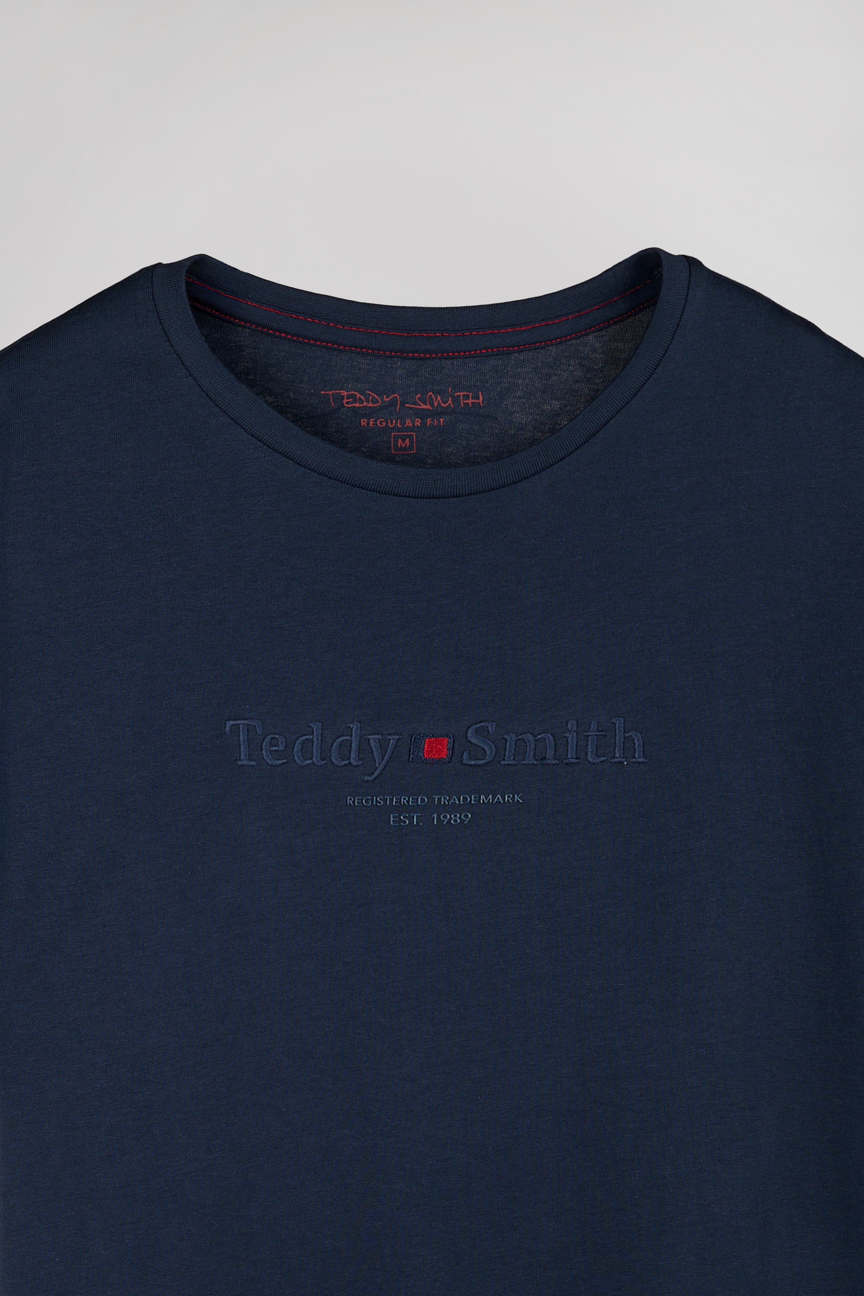Teddy Smith T-Jim t-shirt bleu navy coton