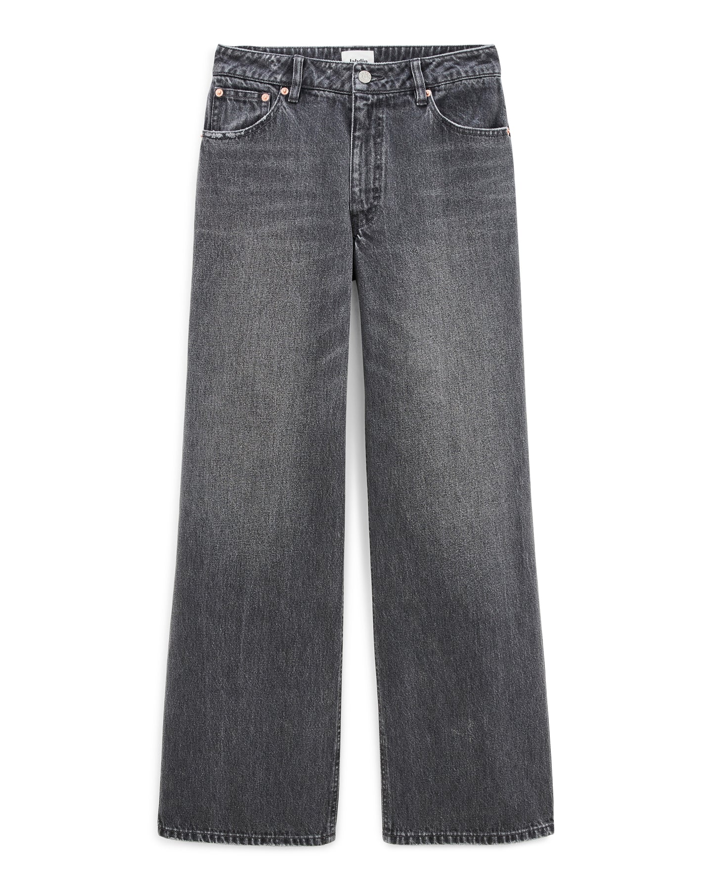 Labdip Joie jean large gris cendré 100% coton 13 oz