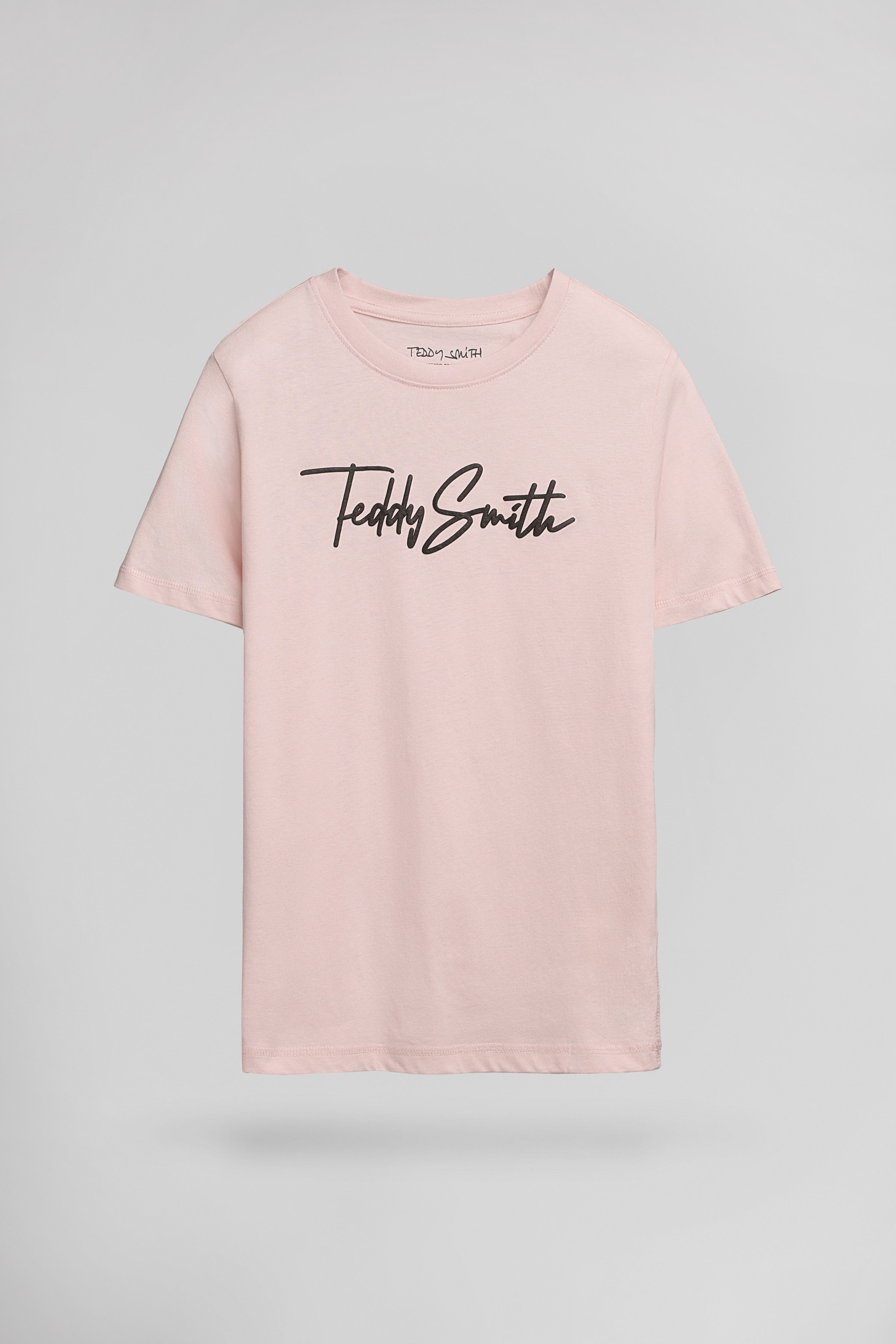 Teddy Smith T-Evan MC JR t-shirt rose pastel garçon