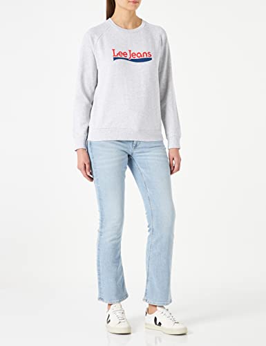 Lee Crew Sweat Sweatshirt Femme Délavé