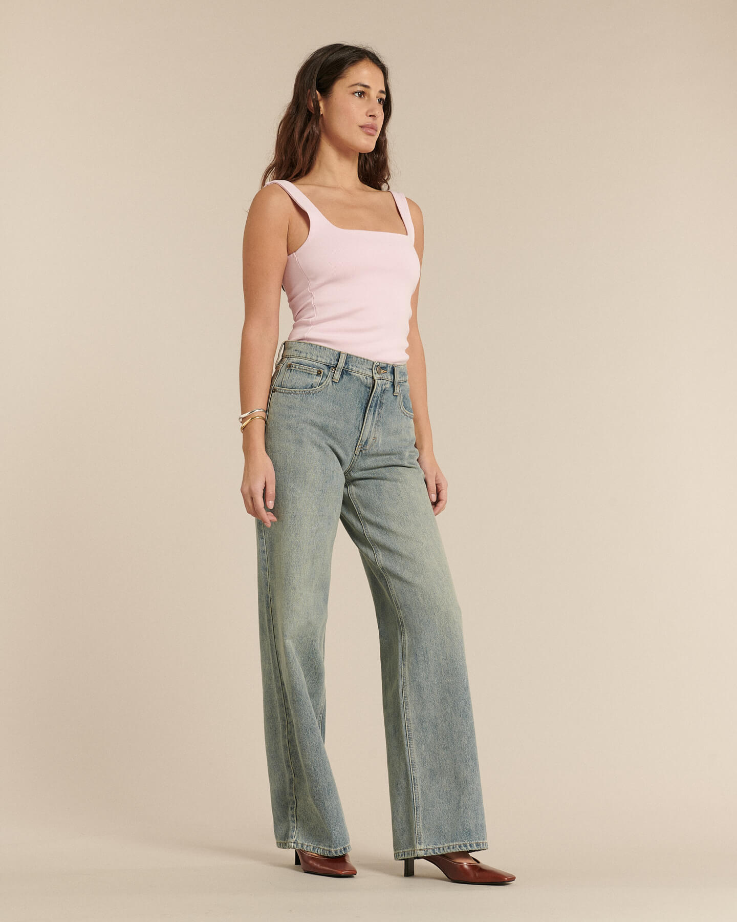 Labdip Joie jean large bleu dirty 100% coton 12,5 oz